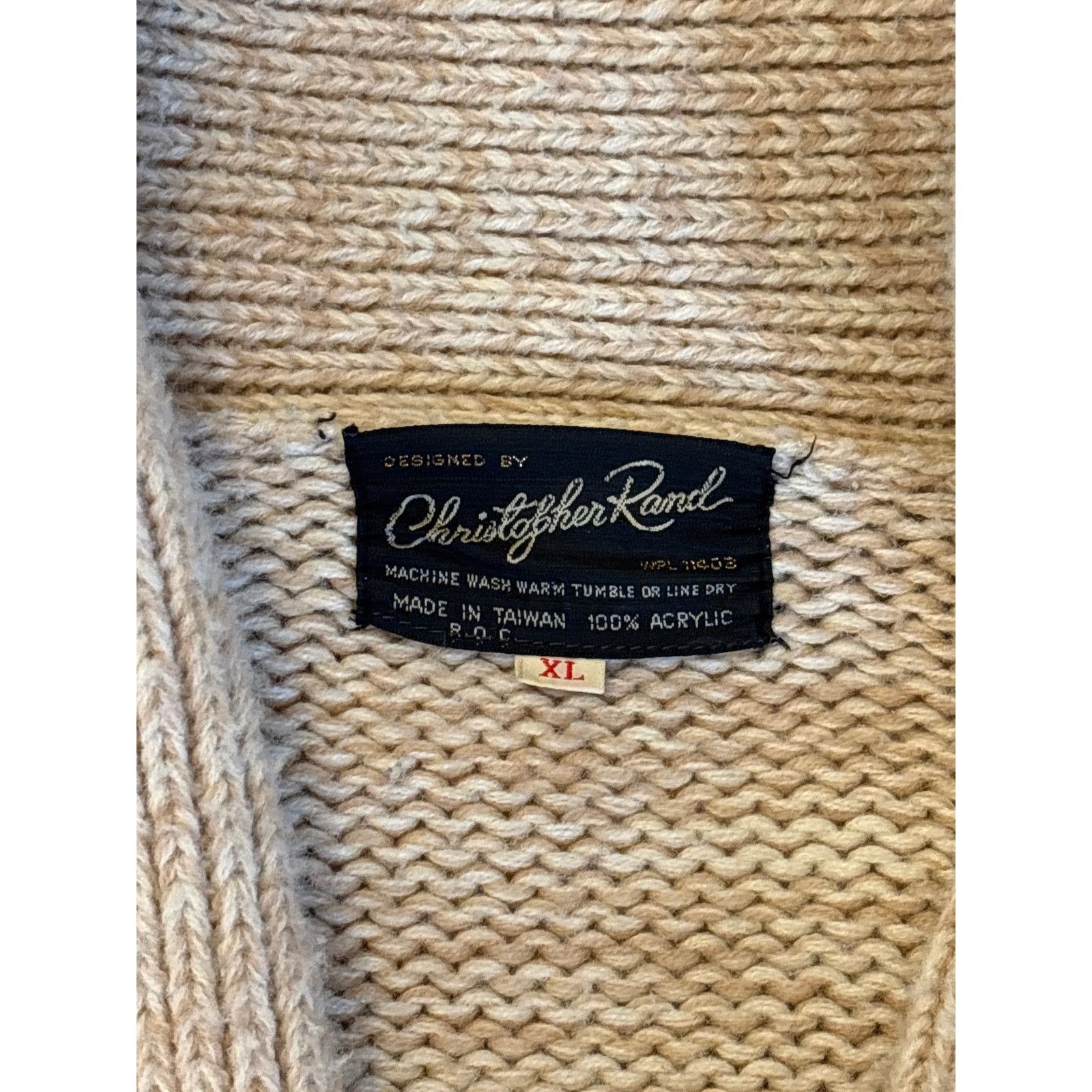 Vintage Vintage Men’s Cardigan Size US XL / EU 56 / 4 - 6 Thumbnail