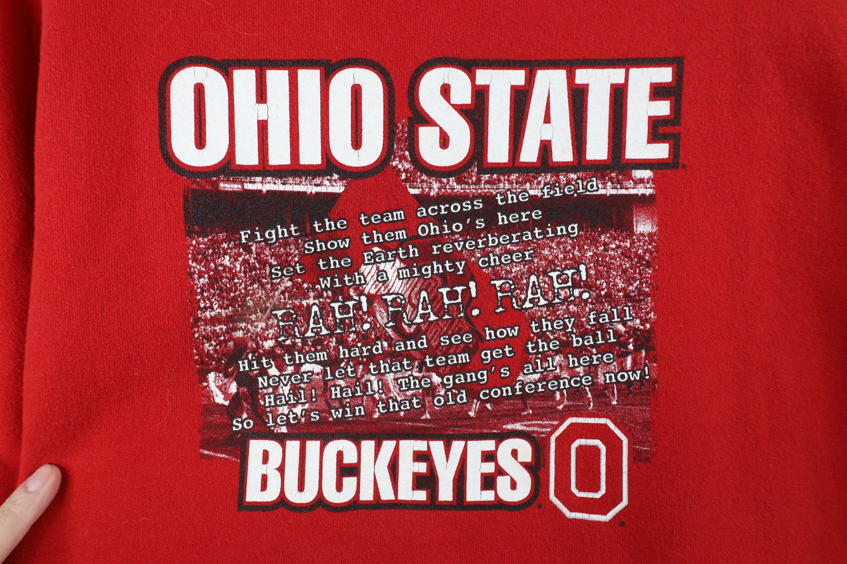 Vintage Vintage Ohio State University Football Hoodie Sweatshirt Red Size US XXL / EU 58 / 5 - 4 Thumbnail