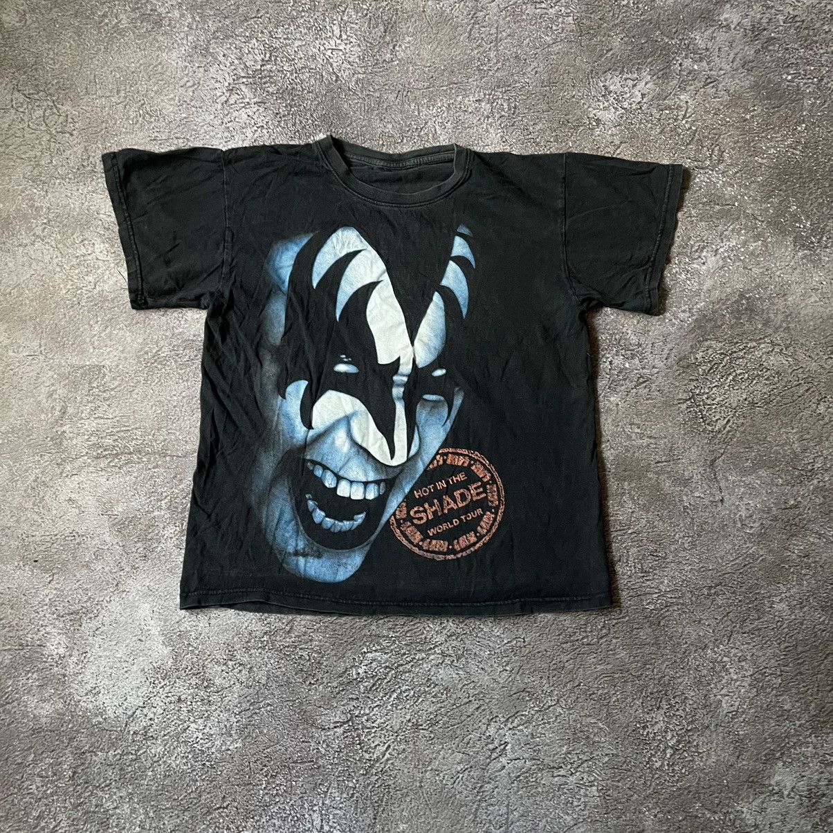 Vintage Vintage 90s KISS Band Tee Sun Faded Graphic Punk Grunge M Size US M / EU 48-50 / 2 - 2 Thumbnail