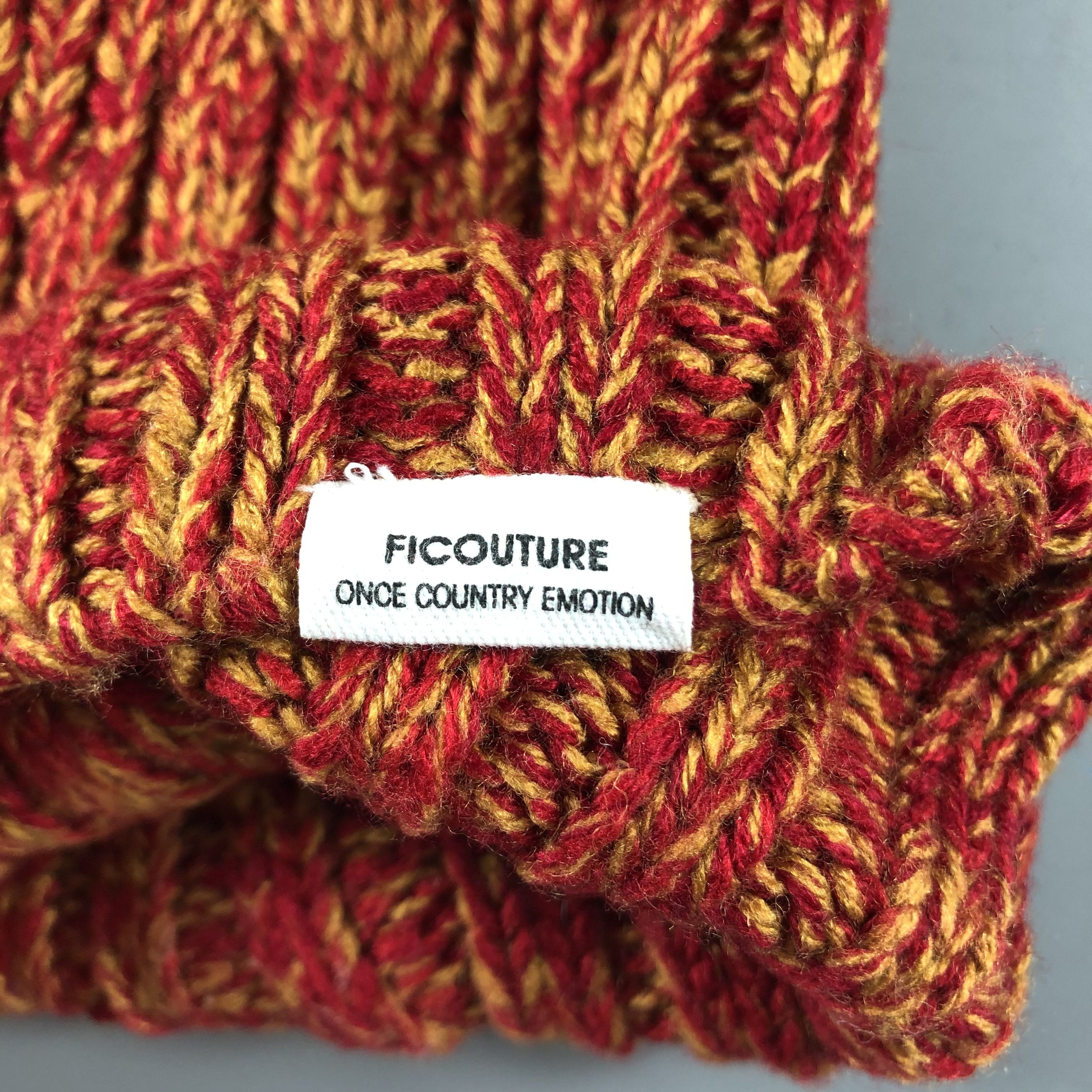 Japanese Brand × Vintage Ficouture Slouchy Beanie Snow Hat Snow Cap -D250 Size ONE SIZE - 5 Thumbnail