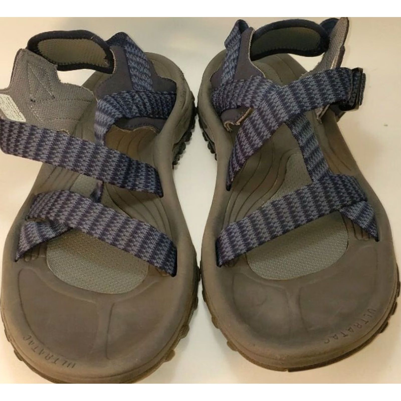 The North Face VINTAGE The North Face Ultratac Sport Sandal Men 12m 46EU Blue Straps Hook & Loop Size ONE SIZE - 3 Thumbnail