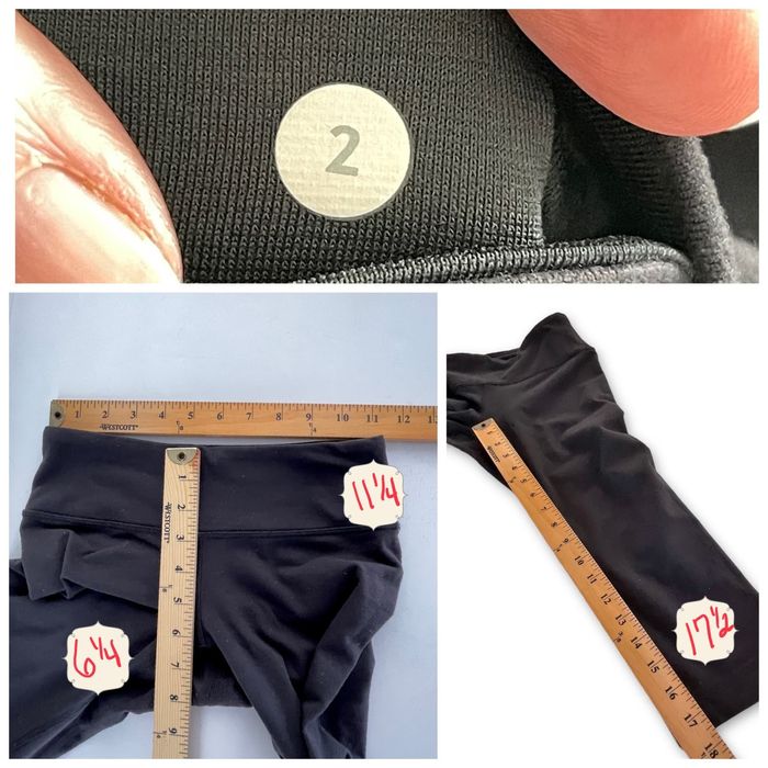 Lululemon size 2 black Capri leggings