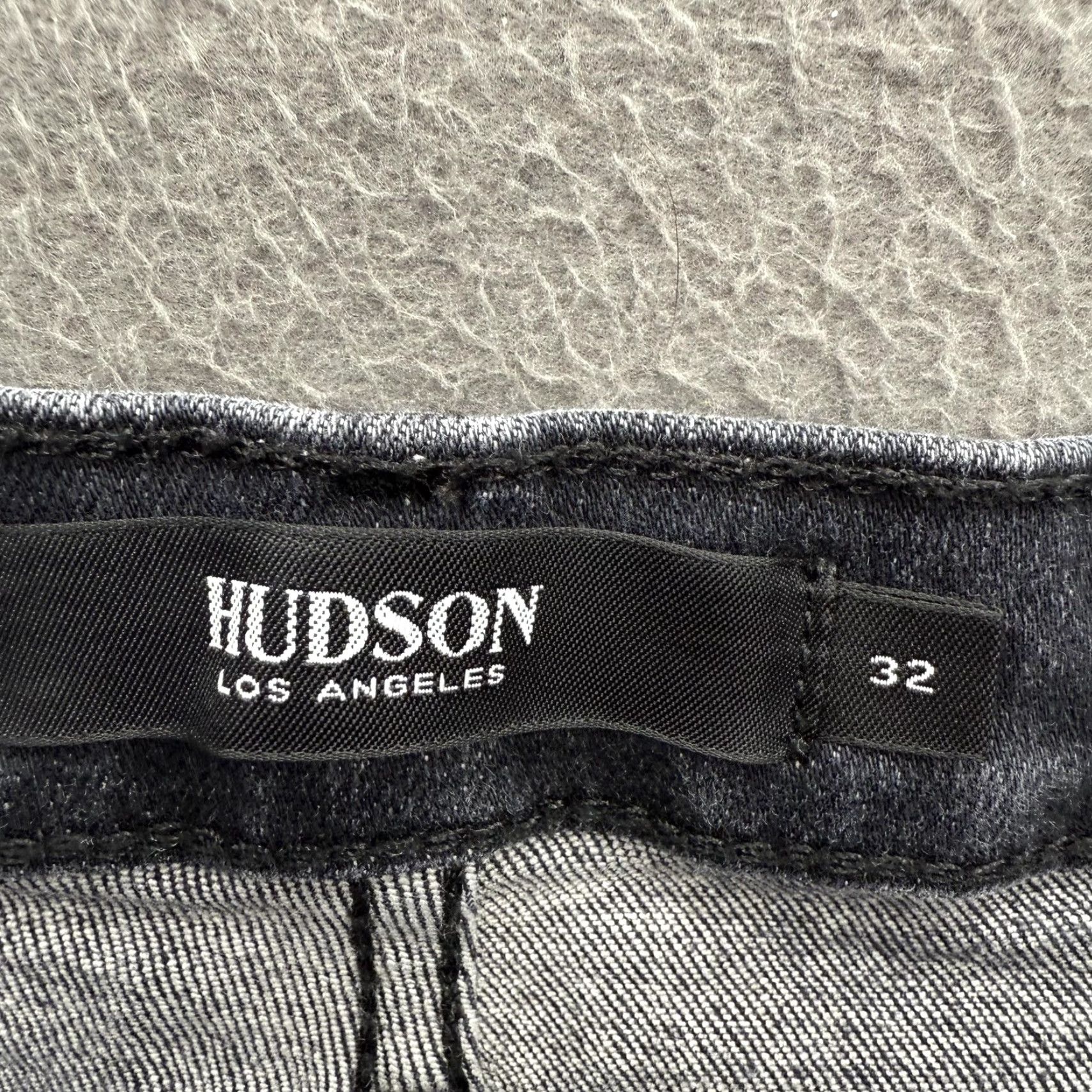 Hudson Hudson Womens Jeans 32 Gray Barbara Super Skinny Stretch Ankle Denim Size 24" / US 00 / IT 34 - 3 Thumbnail