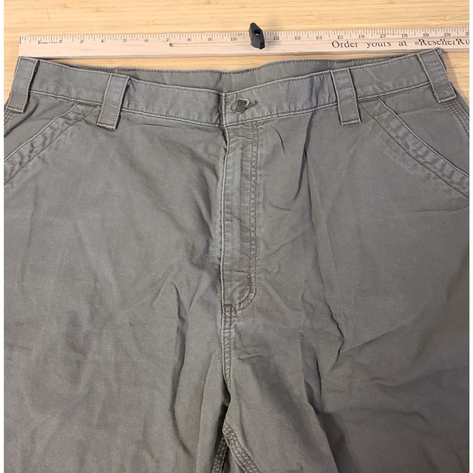 Carhartt Carhartt Men's Carpenter Style Green Shorts Size 42 B147 LBR Size US 42 / EU 58 - 5 Thumbnail