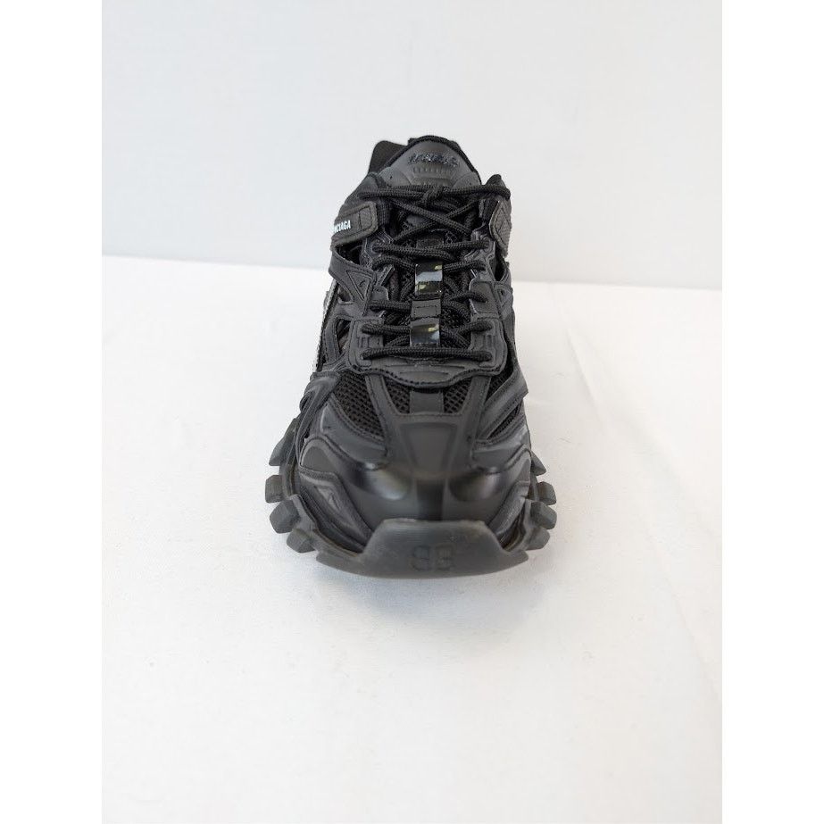 Balenciaga o1rshd1 Q:2 / Track.2 Open Sneakers in Black Size US 11 / EU 44 - 16 Thumbnail