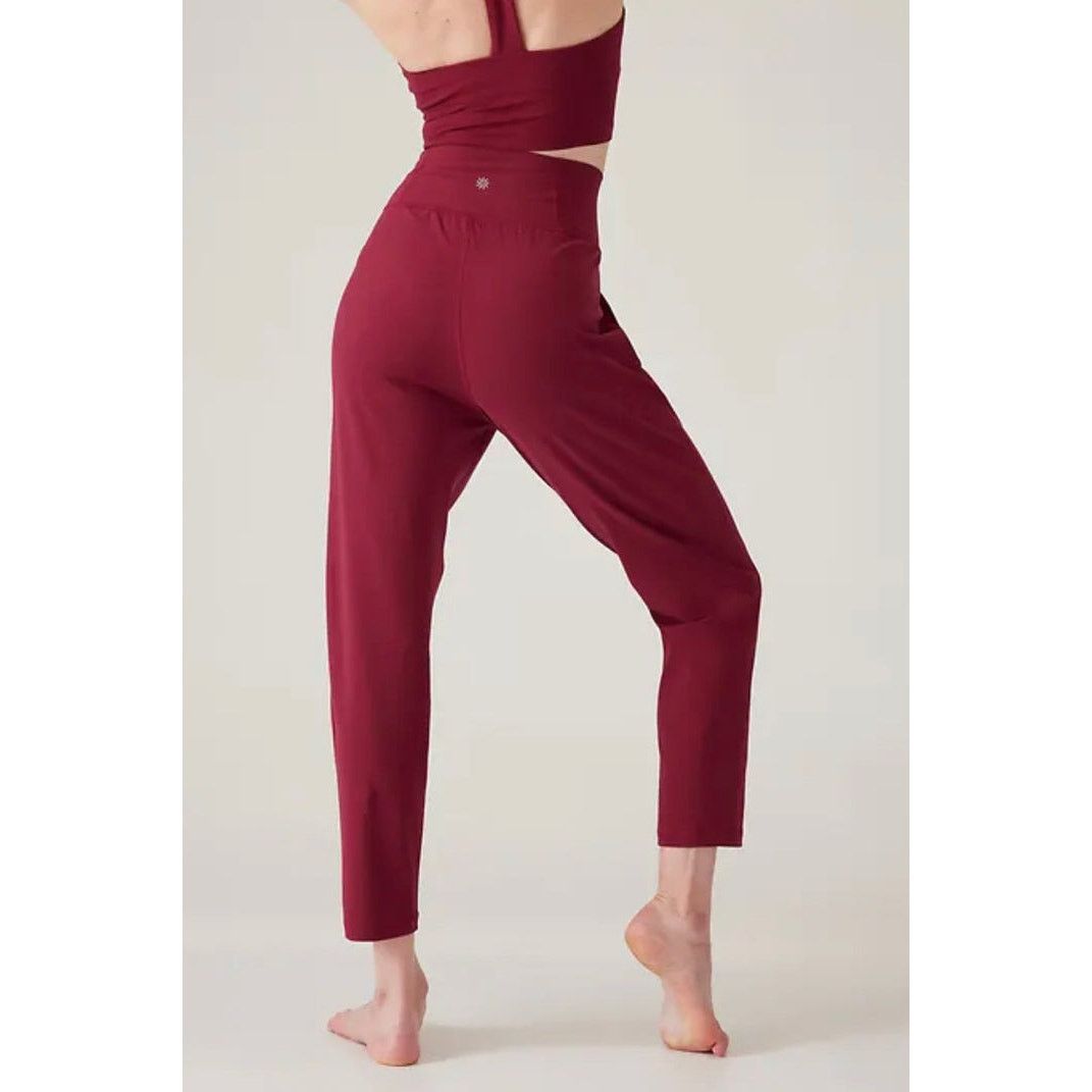 Athleta New Athleta Elation Yoga Burgundy Pants Women’s Size Medium Size 30" / US 8 / IT 44 - 2 Thumbnail