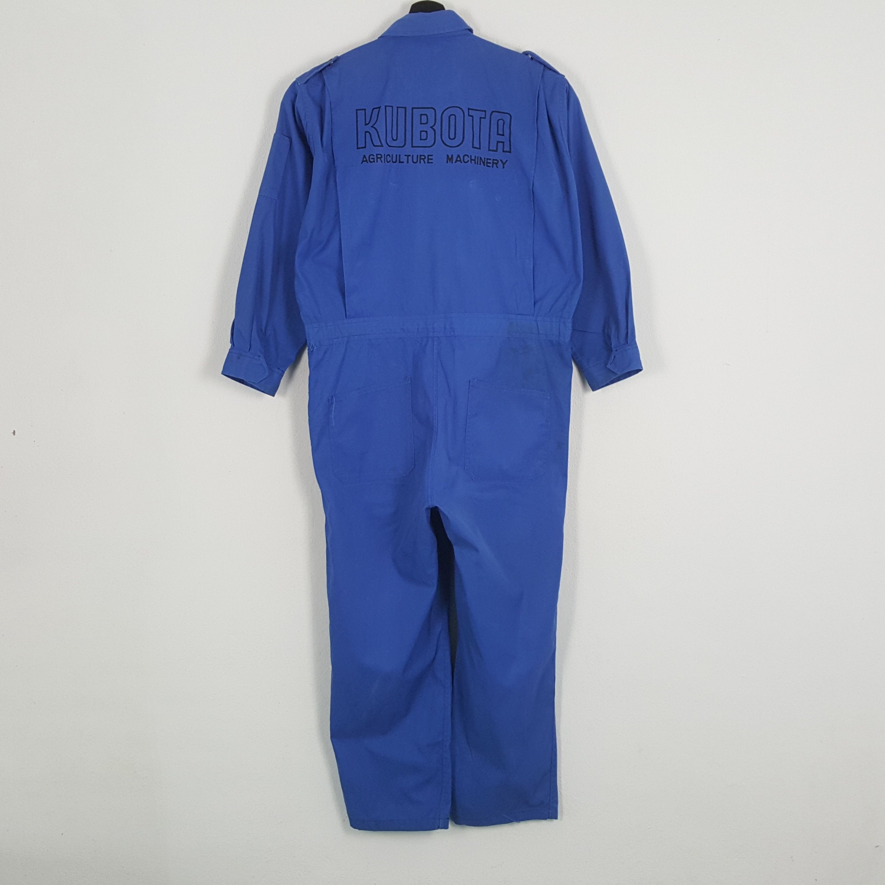 Japanese Brand × Vintage KUBOTA AGRICULTURE MACHINEY Workwear Coverall Jacket Size US L / EU 52-54 / 3 - 1 Thumbnail
