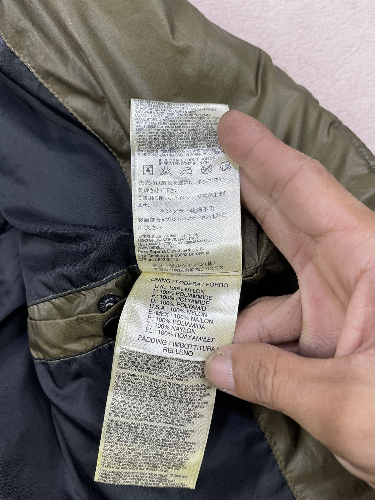 Diesel DIESEL Quilted Nylon Suit Down Jacket Size US XS / EU 42 / 0 - 15 Thumbnail