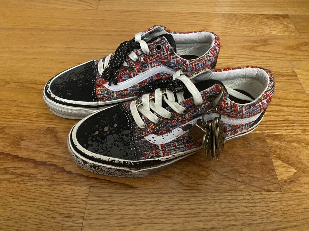 Vans Vans Old Skool Premium Charms Red Black VN000D9VBOS Size 6 Size US 6 / EU 39 - 2 Thumbnail