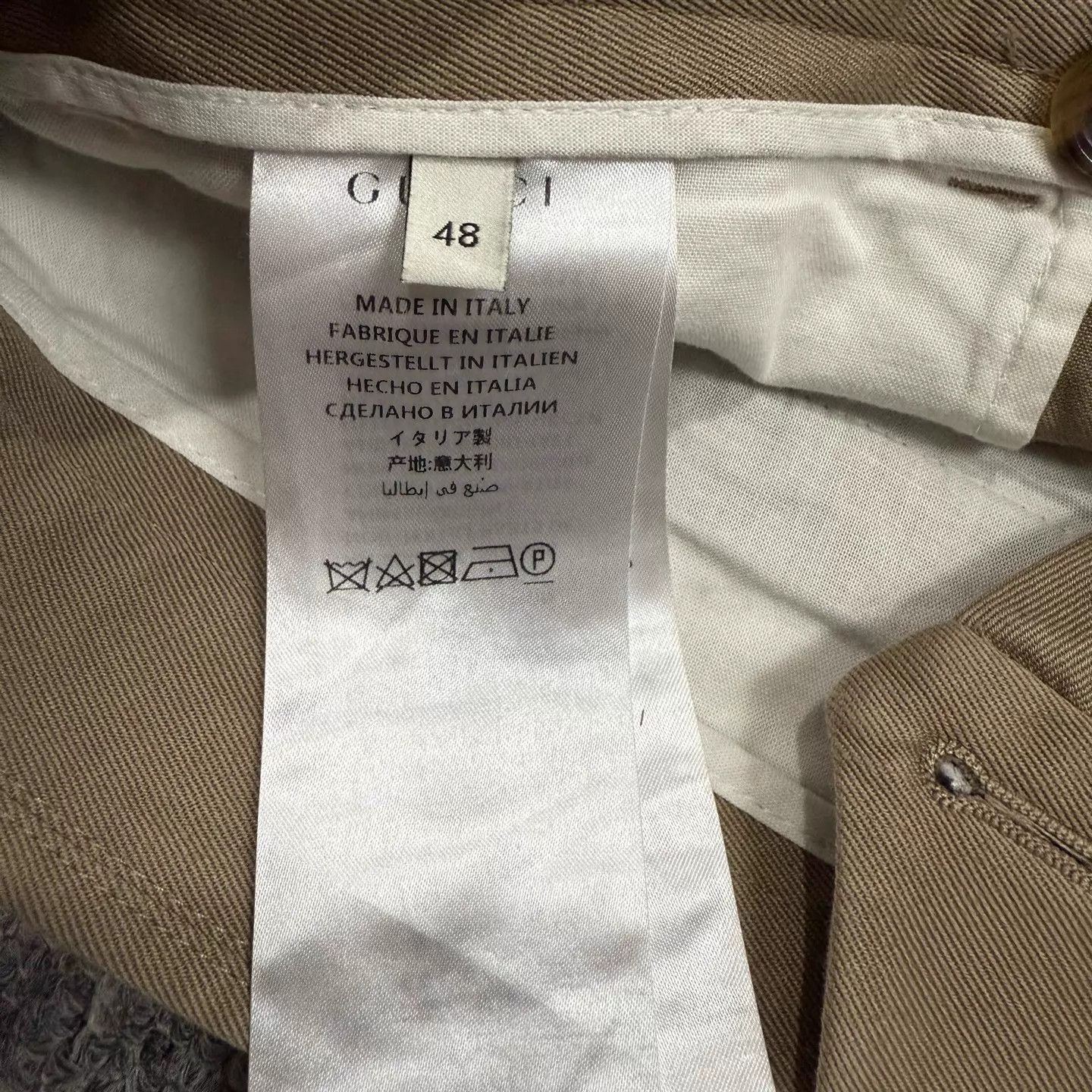 Gucci Gucci Khaki Side Webbing Pants 48 95 New Size US 32 / EU 48 - 4 Thumbnail