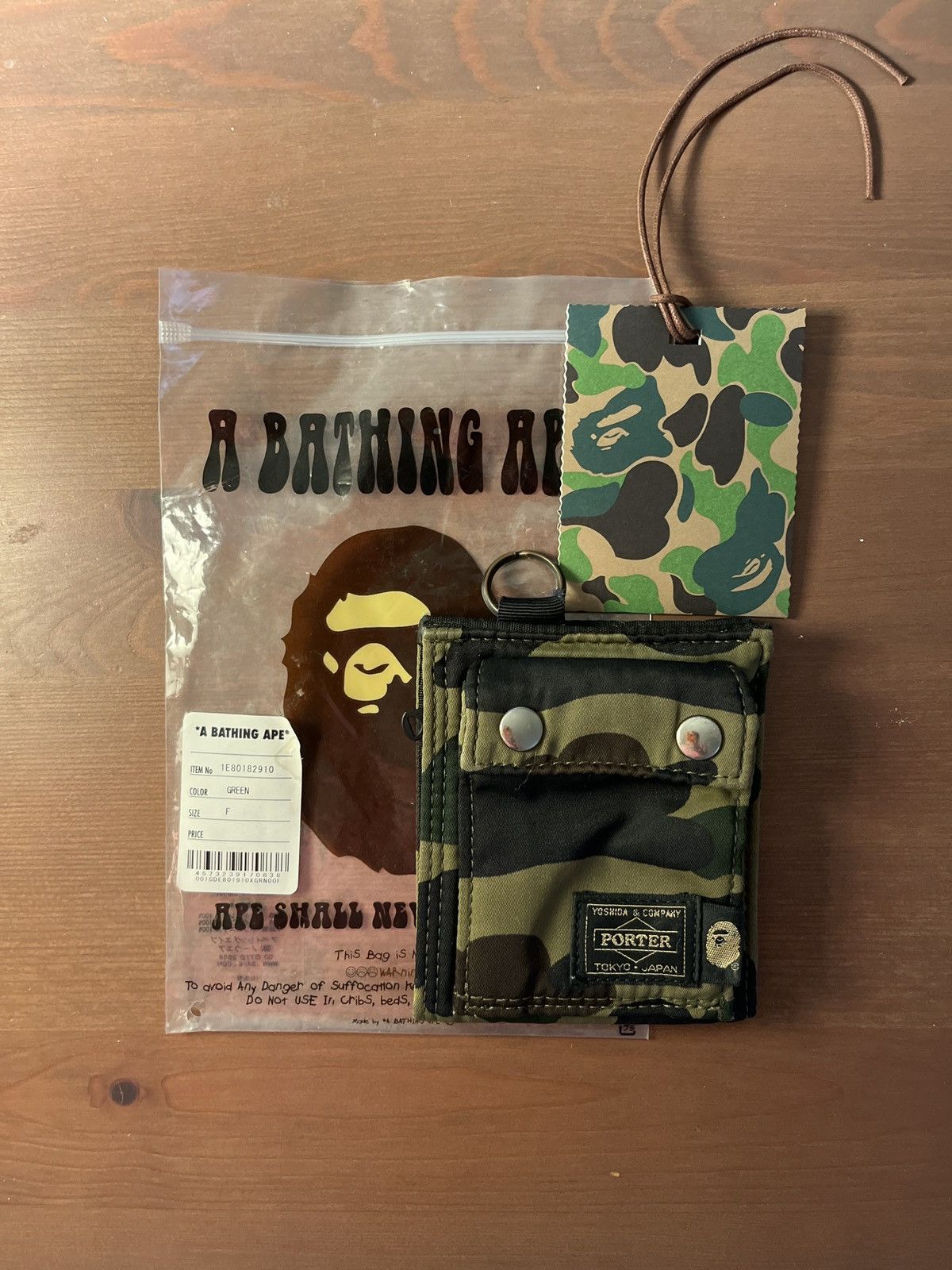 Bape × Porter BAPE x Porter Wallet Size ONE SIZE - 1 Thumbnail