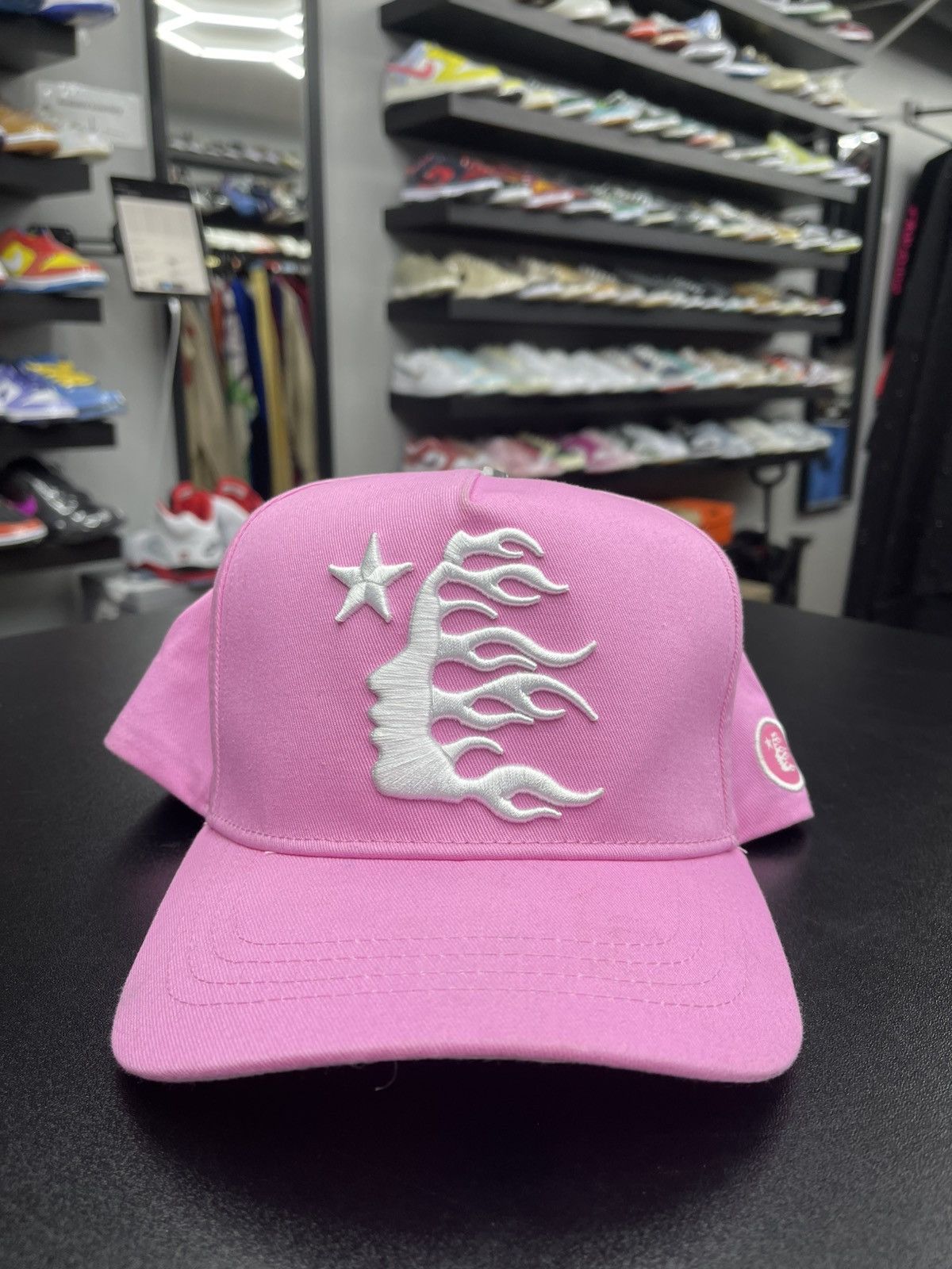 Hellstar OG Logo Pink Snapback Pink display picture 1