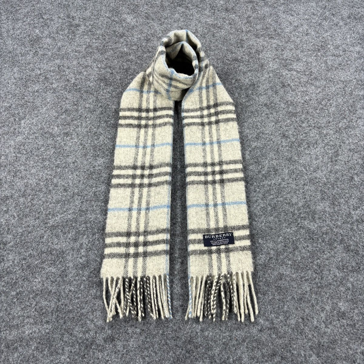 Burberry × Vintage Burberry Scarf # D714 # Muffler # Neckwear # Nova Check Size ONE SIZE - 1 Thumbnail