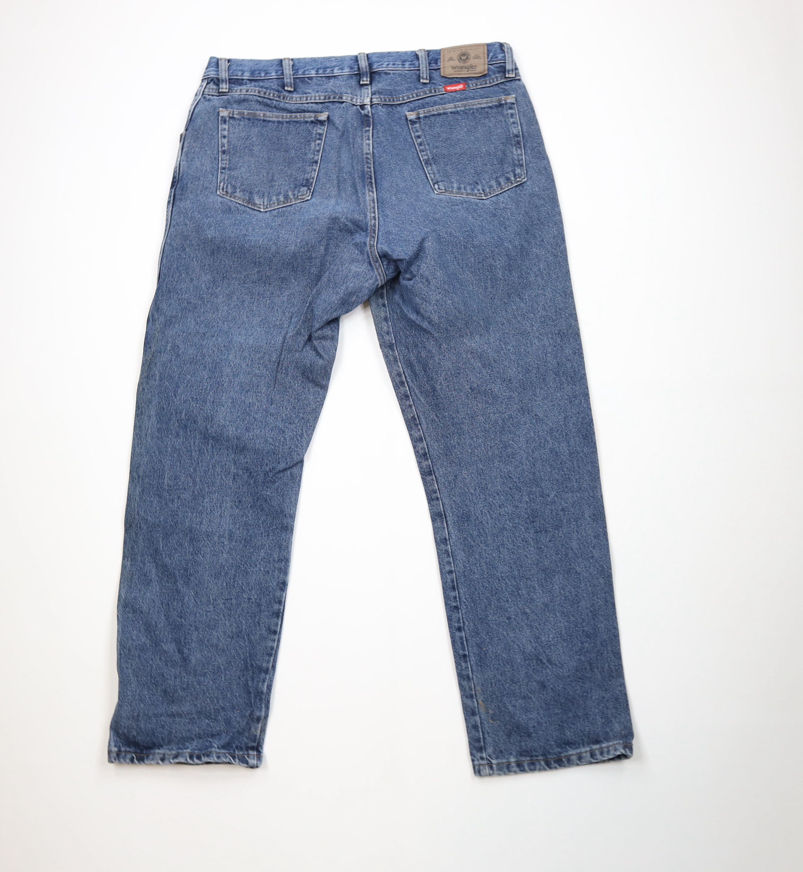 Wrangler Vintage Y2K Wrangler Wide Leg Bootcut Denim Jeans Blue Size US 40 / EU 56 - 10 Thumbnail
