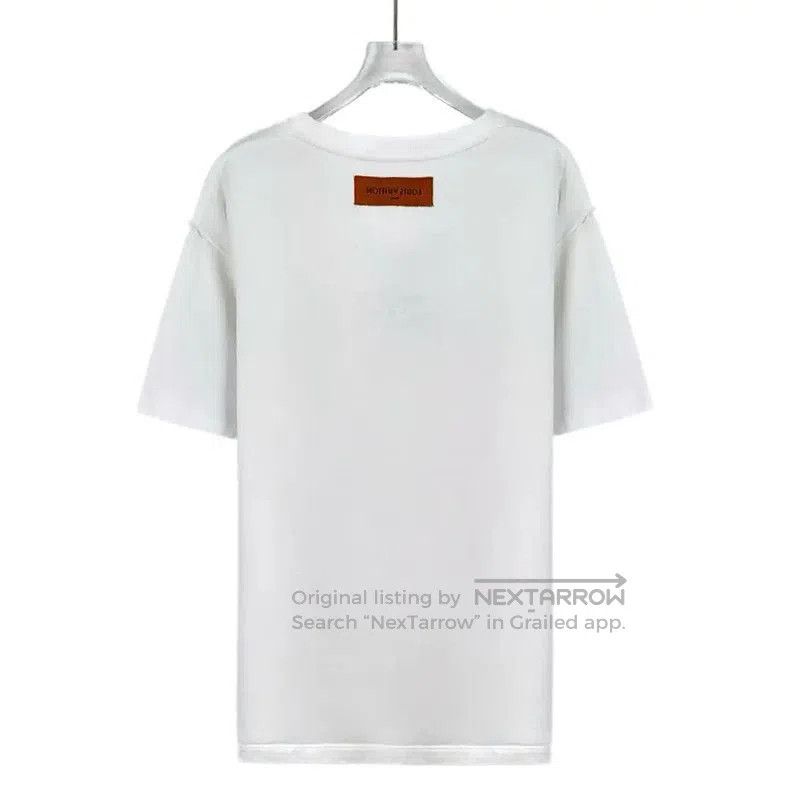 Louis Vuitton Louis Vuitton White Cotton T-Shirt for Men . Size US L / EU 52-54 / 3 - 2 Thumbnail