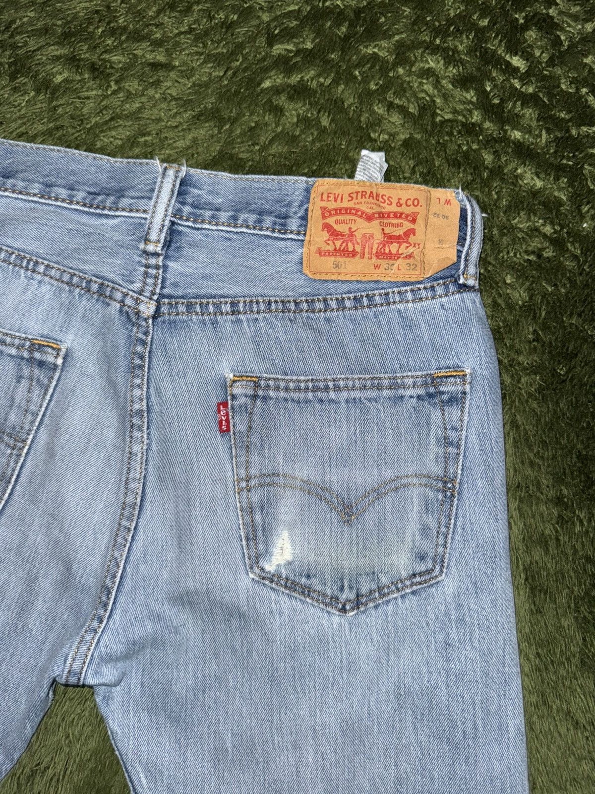 Levi's [W30/L32] Levi’s 501 Button Fly Vintage Washed Jeans Size US 30 / EU 46 - 9 Thumbnail