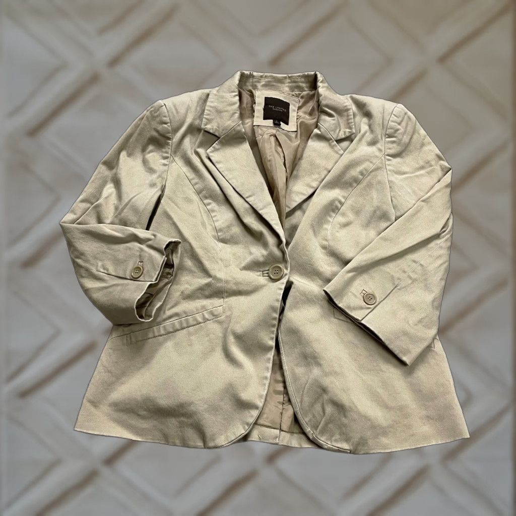 Vintage The Limited Collection Blazer Womens Large Brown Single Breasted Workwear Size L / US 10 / IT 46 - 1 Thumbnail