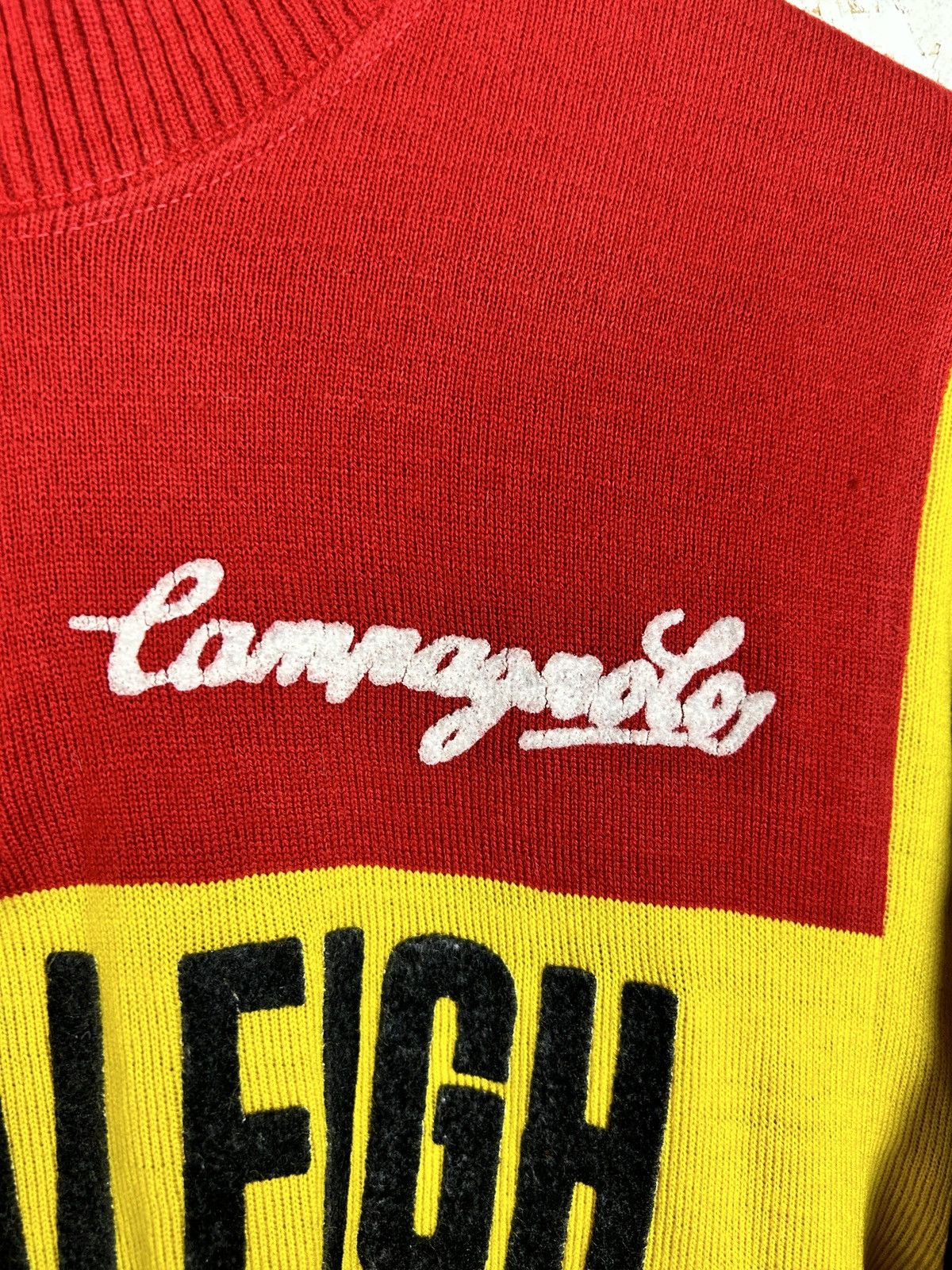 Vintage 70s Campagnolo TI Raleigh Mcgregor Retro Cycling Jersey Size US L / EU 52-54 / 3 - 3 Thumbnail
