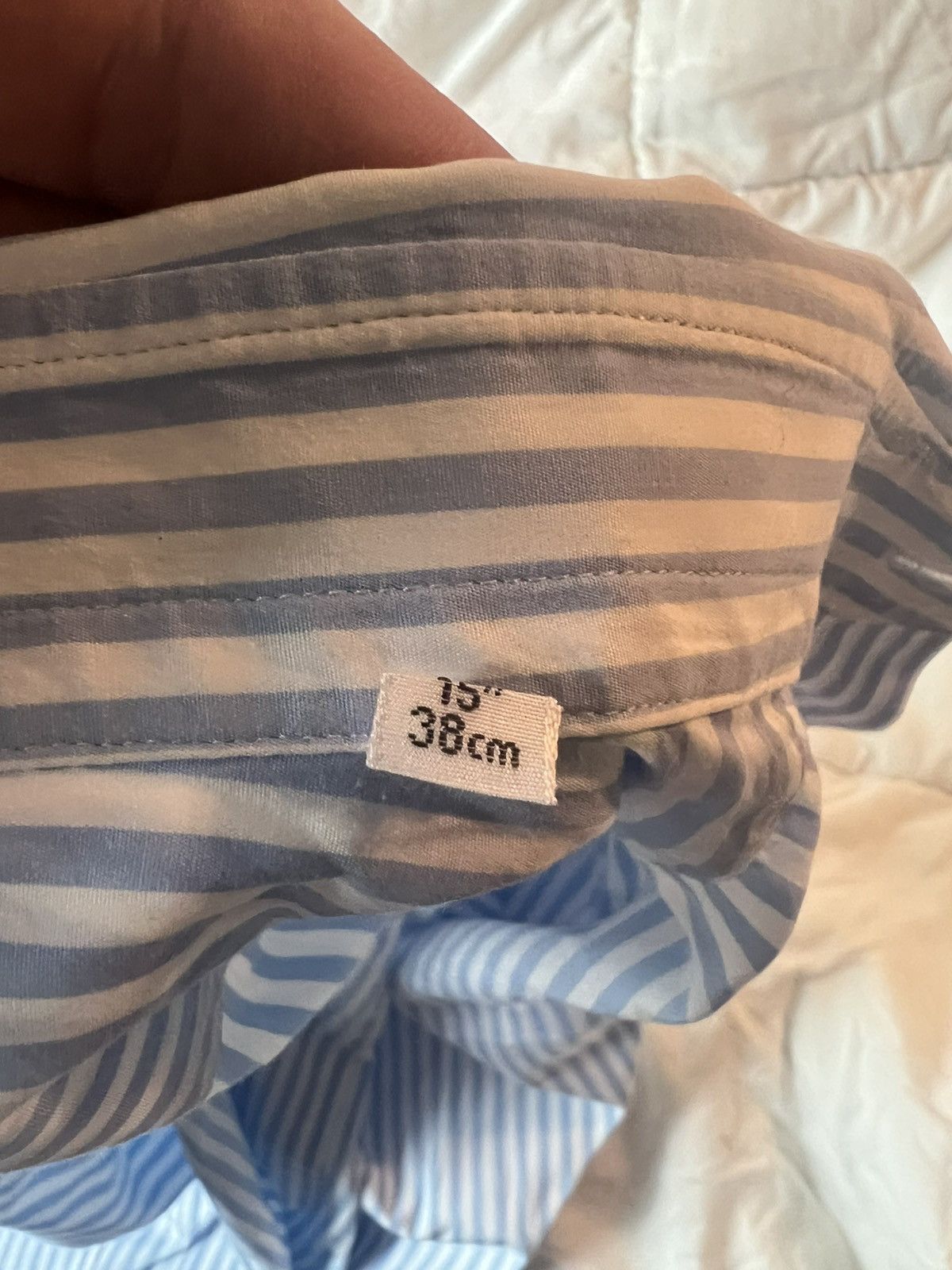 HUSBANDS Husbands Striped Dress Shirt Size 38 Size US S / EU 44-46 / 1 - 3 Thumbnail