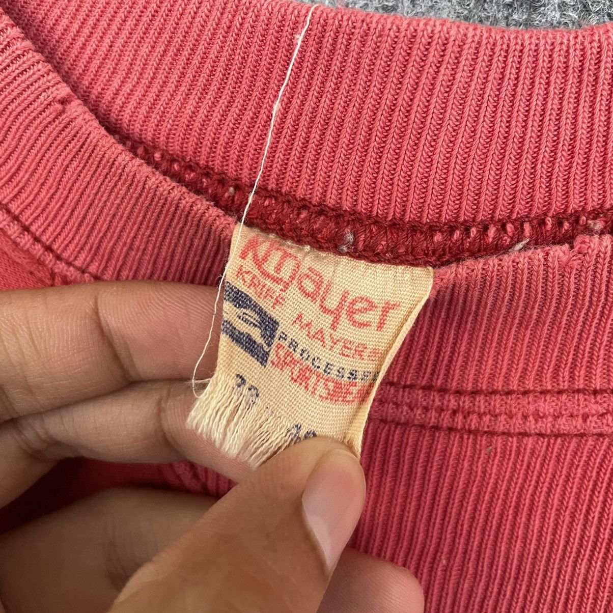 Vintage 90s Kriff Mayer x Saddle River Reverse Weave Crewneck Size US L / EU 52-54 / 3 - 6 Thumbnail