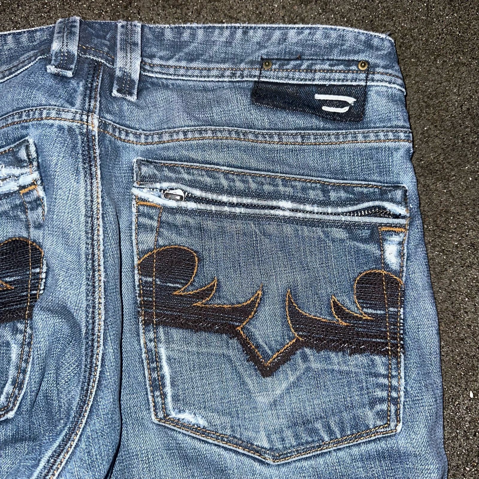 Diesel vintage y2k Diesel embroidery zipper boot cut flare jeans Size US 32 / EU 48 - 6 Thumbnail