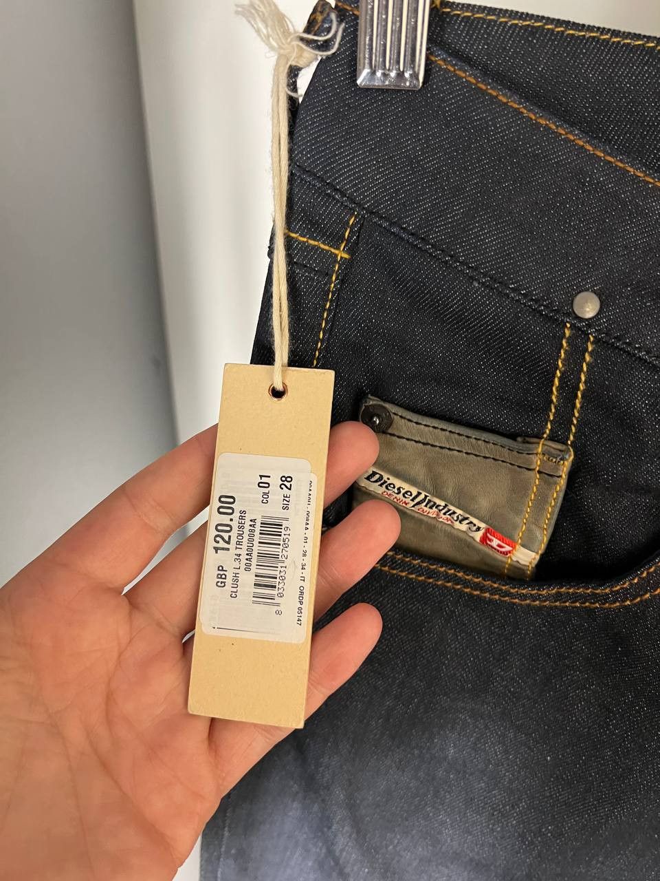 Diesel VINTAGE DIESEL INDUSTRY DENIM DIVISION DENIM SKINNY Y2K 90s Size 28" / US 6 / IT 42 - 11 Thumbnail