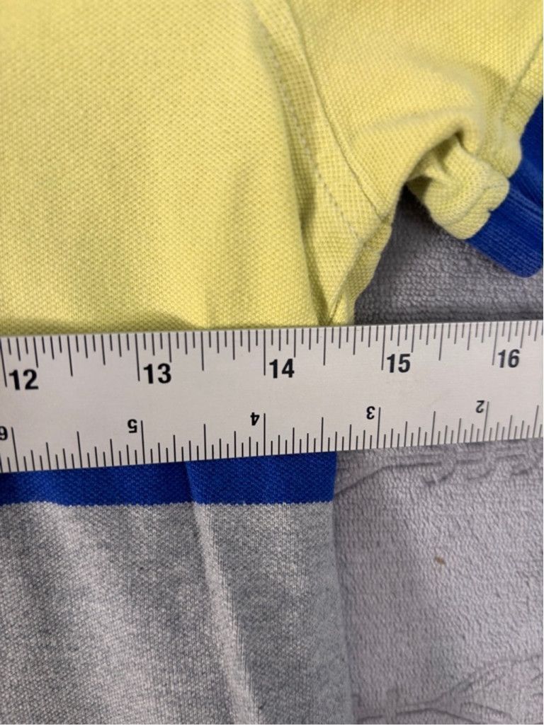 Tommy Hilfiger Women's Tommy Hilfiger Polo Shirt XS White Yellow Blue Size US L / EU 52-54 / 3 - 3 Thumbnail