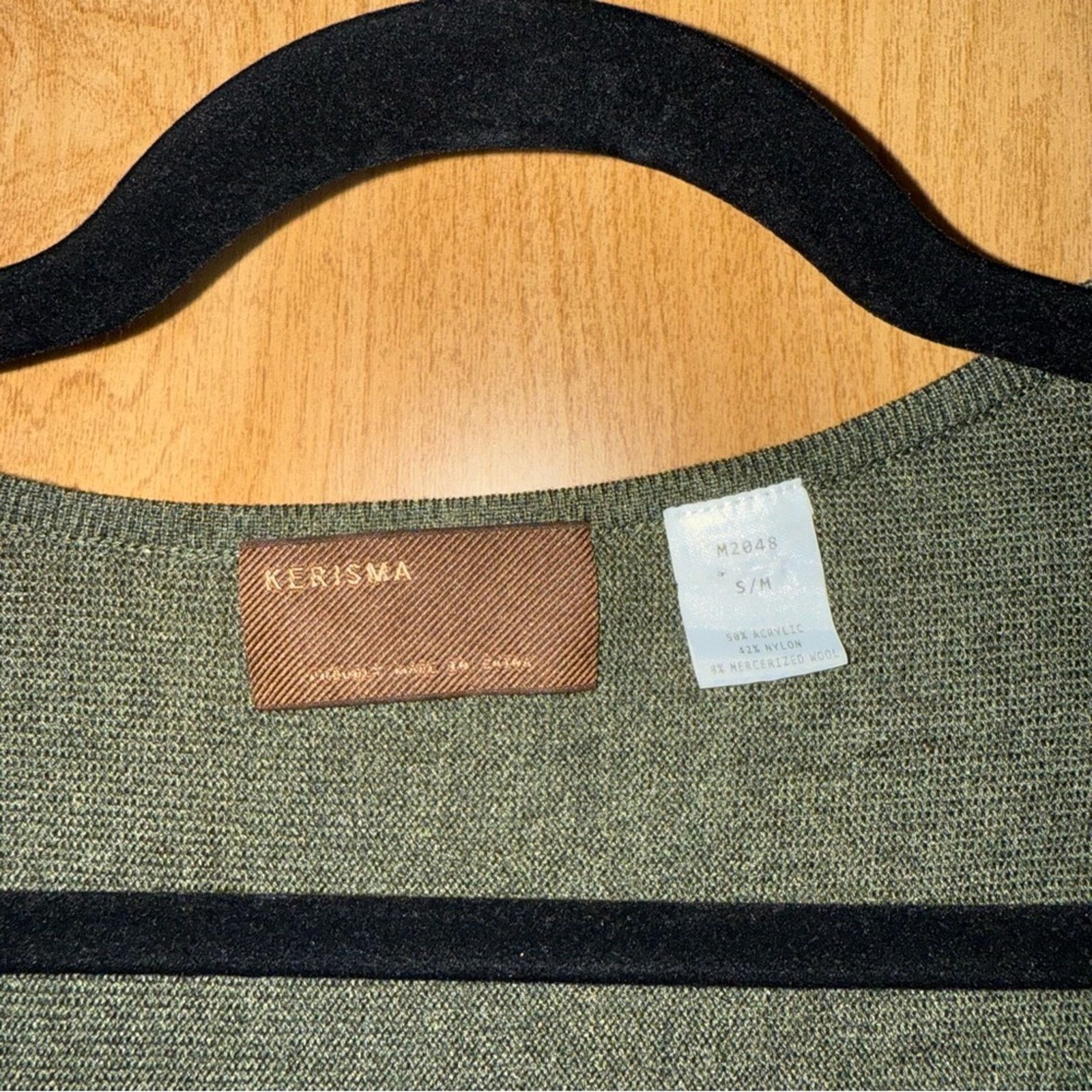 Other Kerisma Olive Green V-Neck Sweater with Pocket Size S / US 4 / IT 40 - 3 Thumbnail
