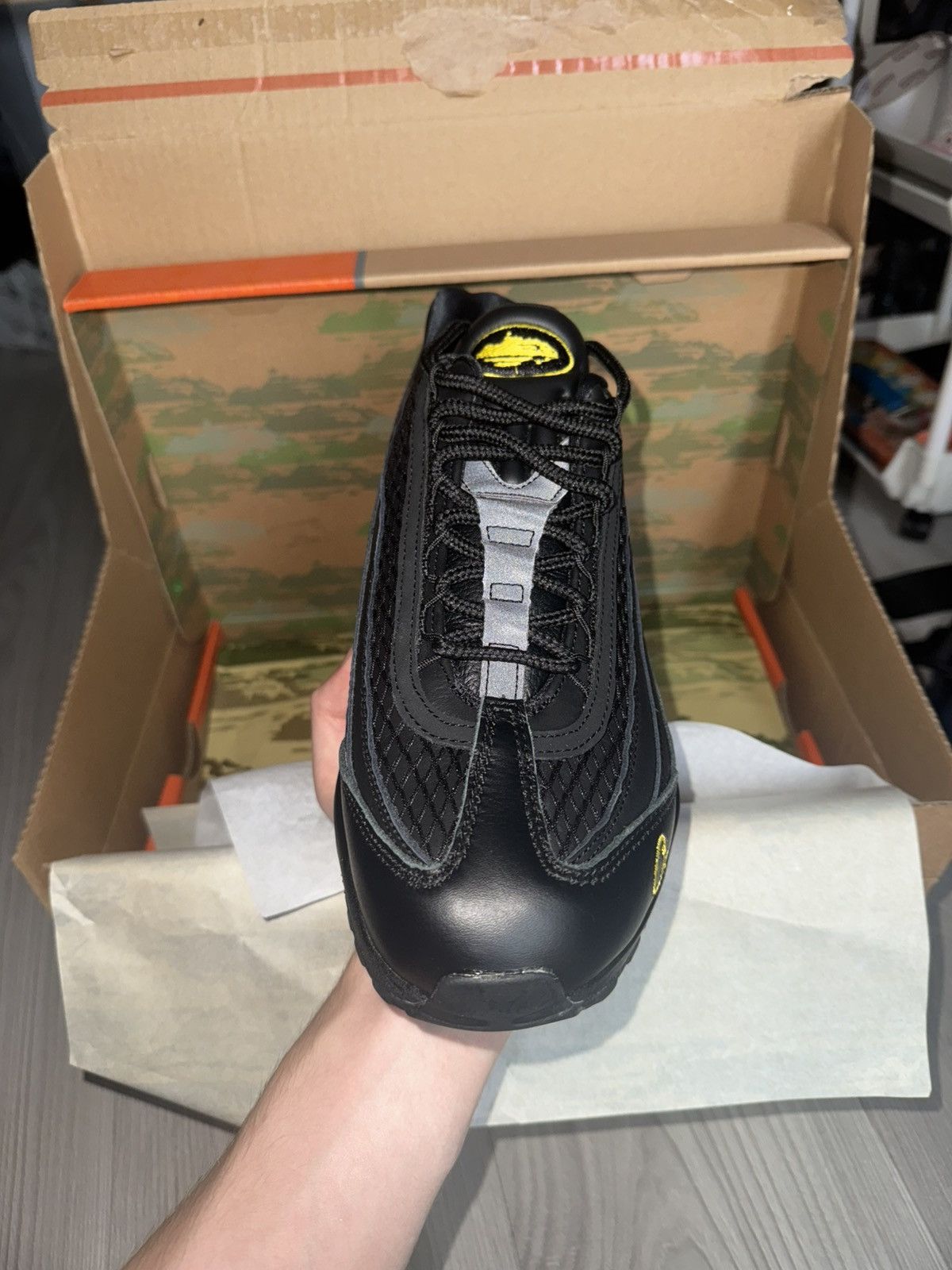 Corteiz × Nike CORTEIZ X NIKE AIR MAX 95 HONEY BLACKS Size US 10.5 / EU 43-44 - 2 Thumbnail