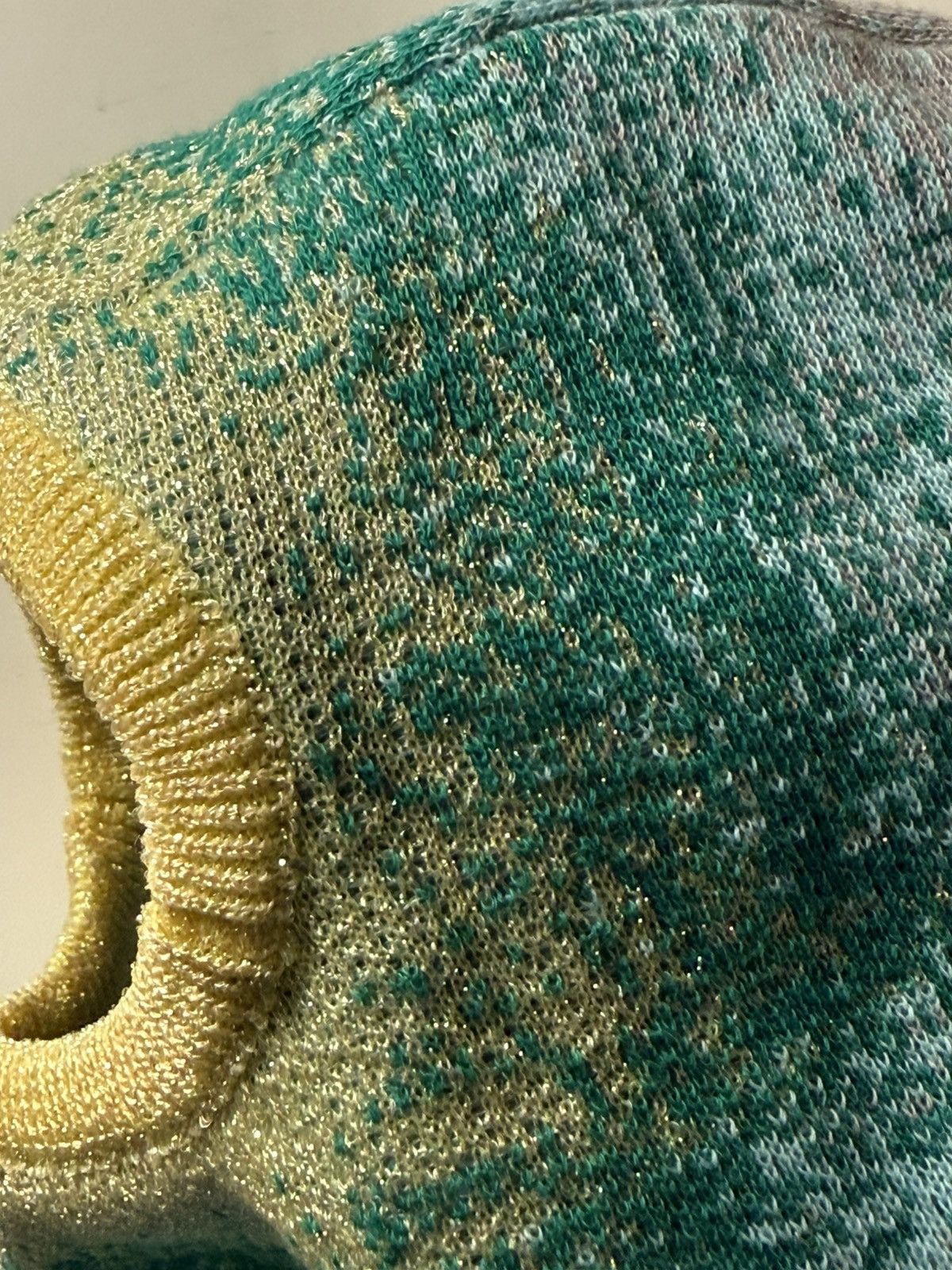 Y/Project Y/Project Gray Green Gradient Balaclava Size ONE SIZE - 3 Thumbnail