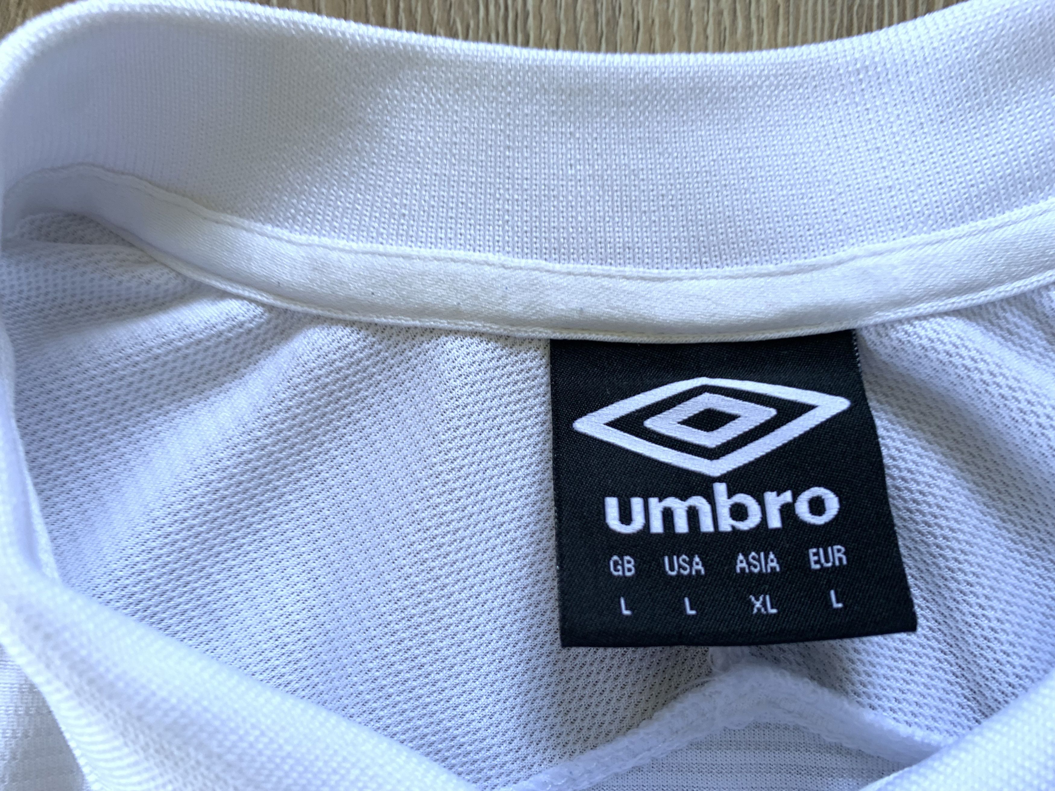 Umbro Everton White Soccer Polo T-Shirt Size US L / EU 52-54 / 3 - 6 Thumbnail
