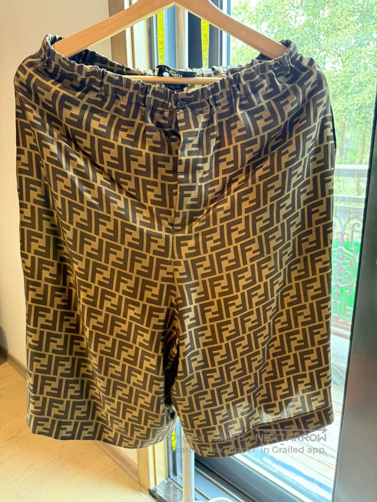 Fendi Fendi Silk Monogram Shorts. Size US 36 / EU 52 - 3 Thumbnail