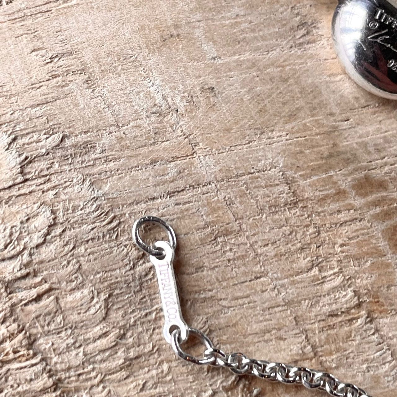 Tiffany & Co. Tiffany & Co Silver Elsa Peretti Bean 5 Station Necklace Size ONE SIZE - 4 Thumbnail
