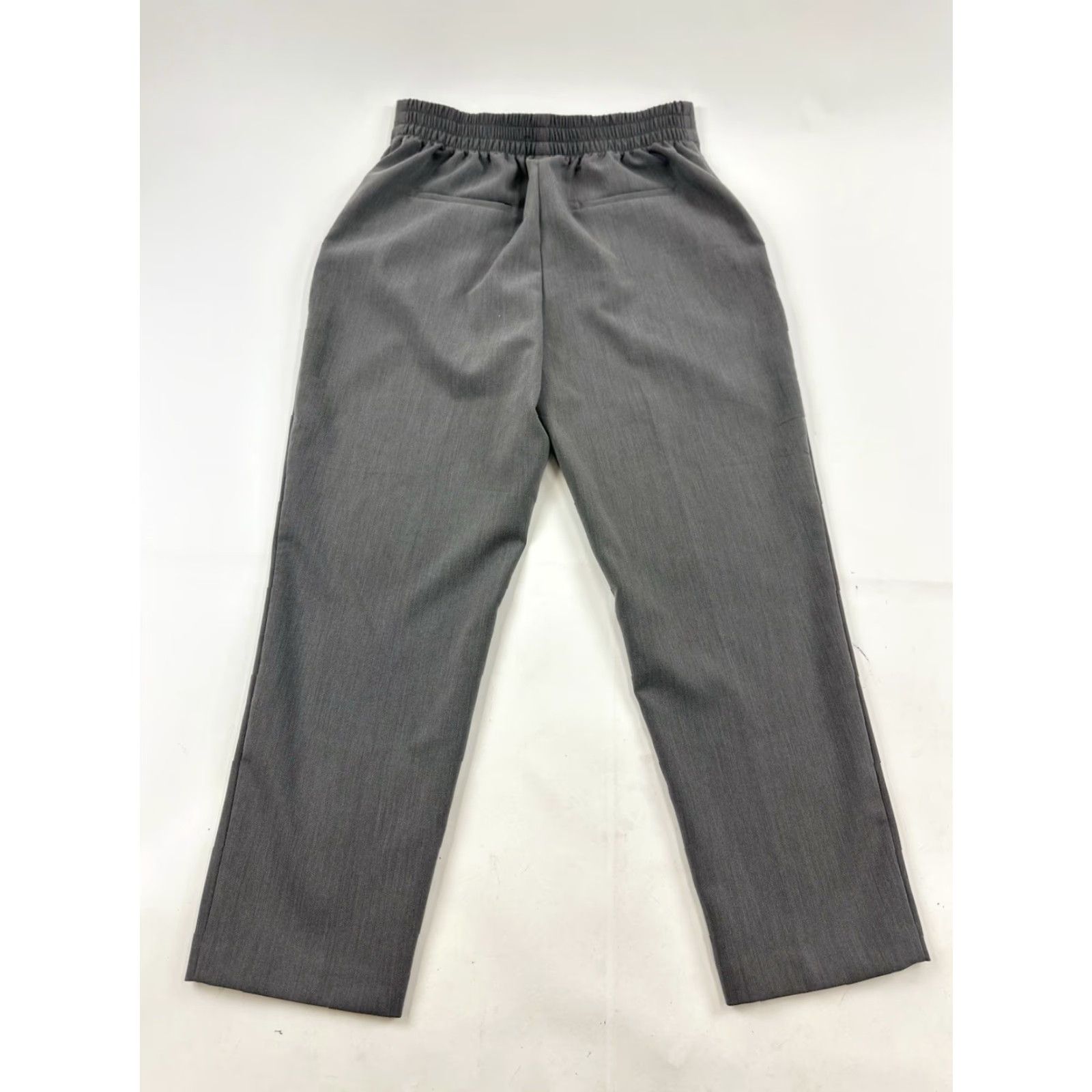 Zara ZARA Pants Women L Gray Dress Work Trouser Bootcut Ankle 26 in Inseam Mens? No—Women Size 36" / US 14 / IT 50 - 2 Thumbnail
