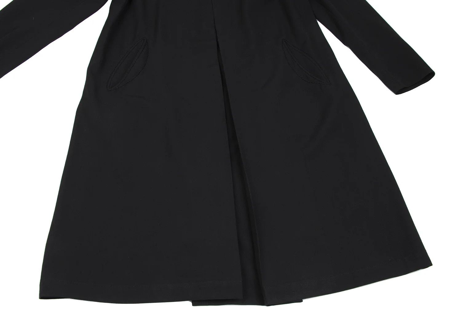 Yohji Yamamoto Yohji Yamamoto Wool Gabardine No-Collar Coat Size US XL / EU 56 / 4 - 6 Thumbnail