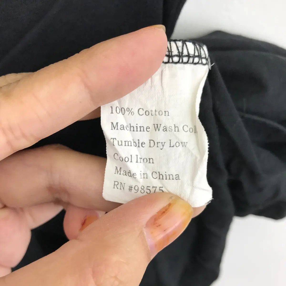 Vtg MARC JACOBS Stinky Rat Plain Black Polo Tee Shirt