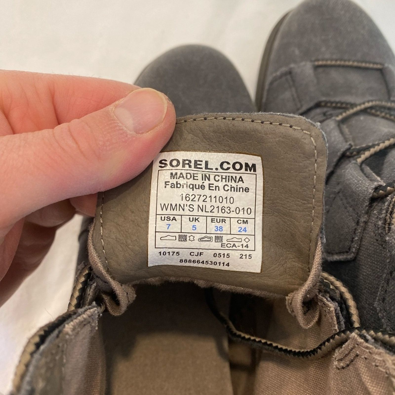 SOREL Sorel Women's Canvas Leather Lace-Up Low Ankle Boot - 7 Size US 7 / IT 37 - 11 Thumbnail