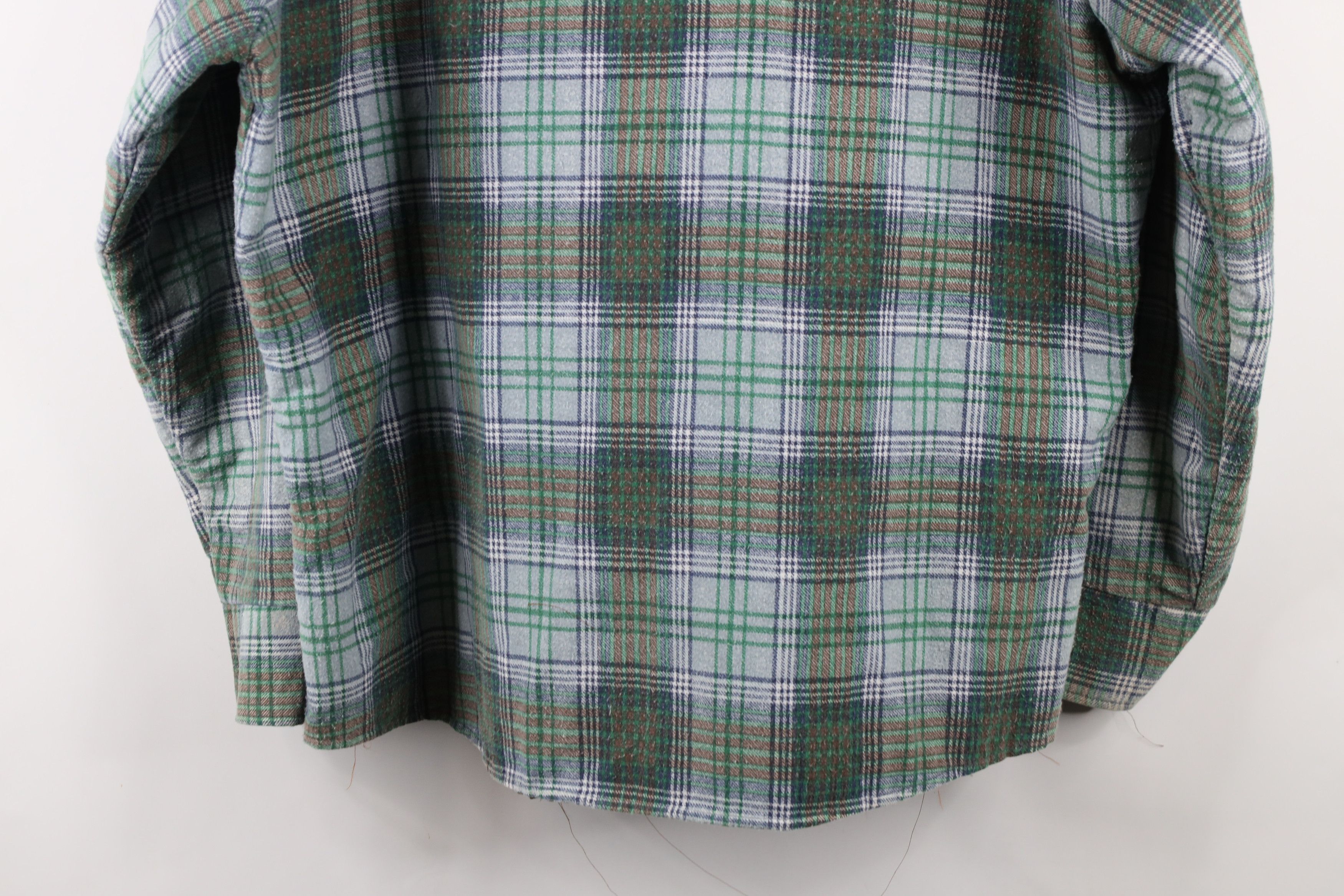 Vintage Vintage 70s Streetwear Flannel Button Shirt Jacket USA Size US XL / EU 56 / 4 - 13 Thumbnail