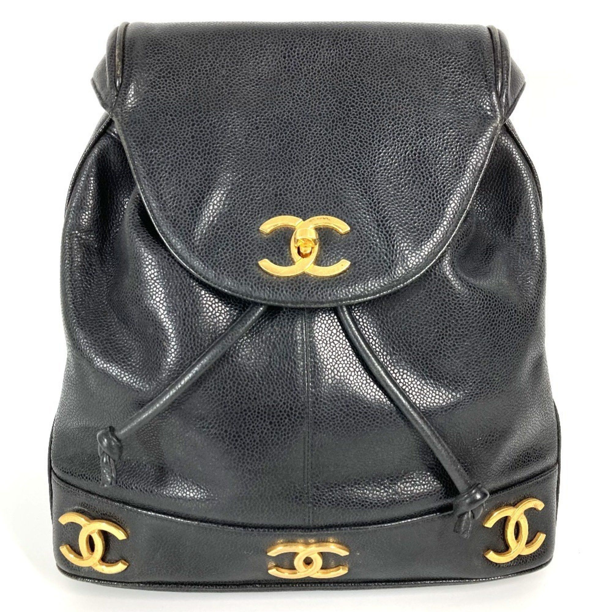 Chanel CHANEL CC Coco Mark Triple Logo Backpack with Pouch  display picture 2