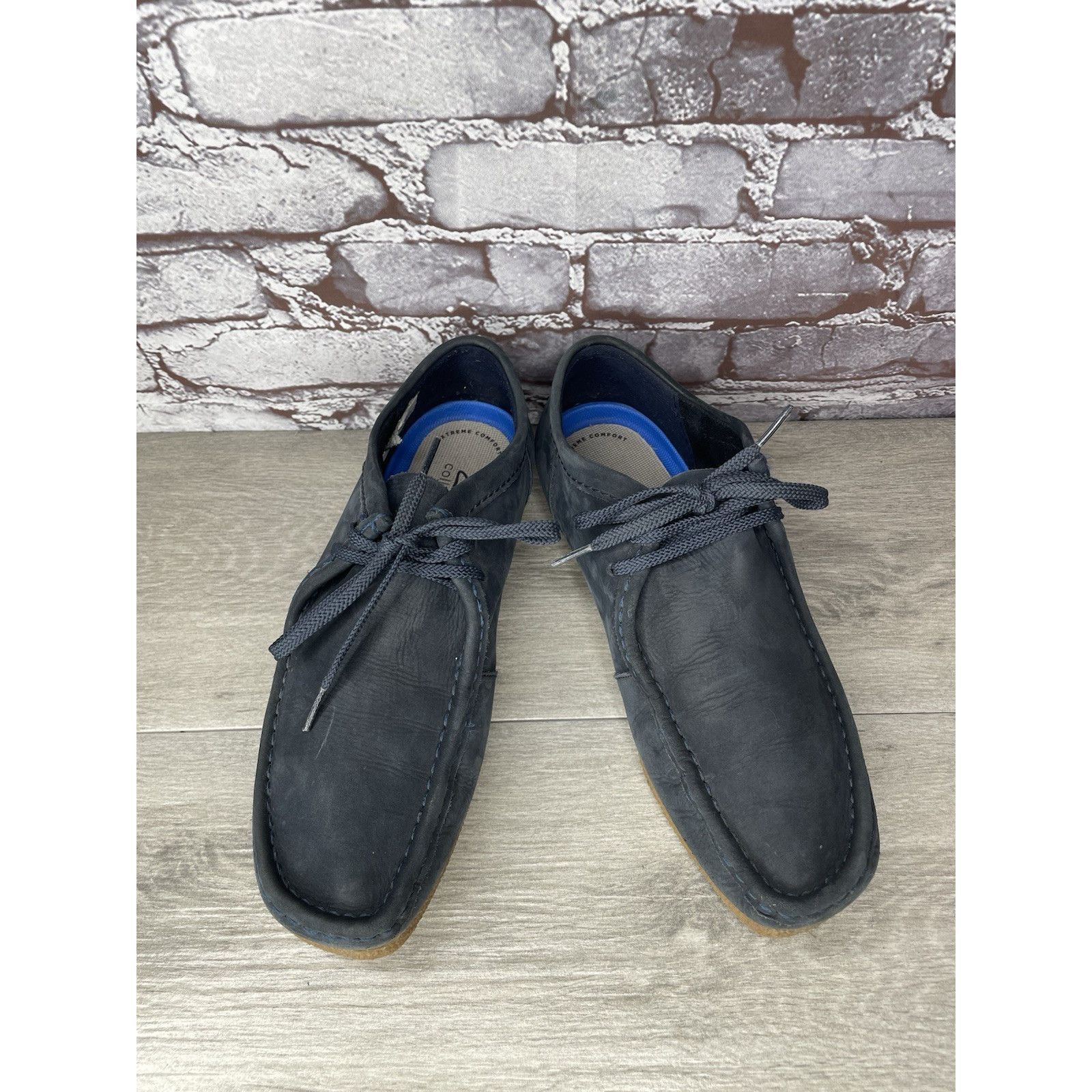 Clarks Clarks Wallabees Combi Blue Suede Leather Chukka Boots Men’s Size US 10.5 / EU 43-44 - 11 Thumbnail