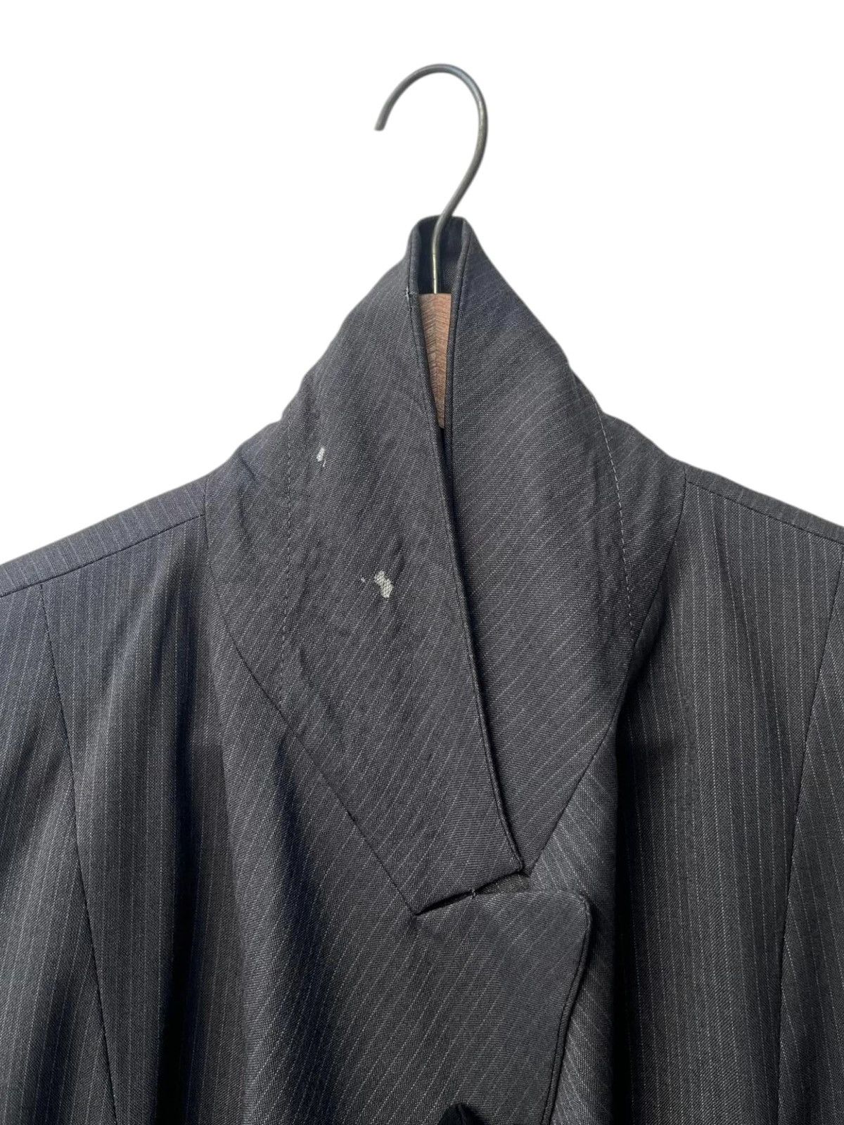 Jean Paul Gaultier Archive Jean Paul Gaultier Classique Pinstripe Wrap Jacket Size M / US 6-8 / IT 42-44 - 20 Thumbnail