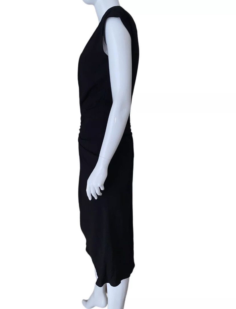 Dior 2008 CHRISTIAN DIOR DRAPED DRESS BLACK SIZE 44 US 8 Size M / US 6-8 / IT 42-44 - 6 Thumbnail