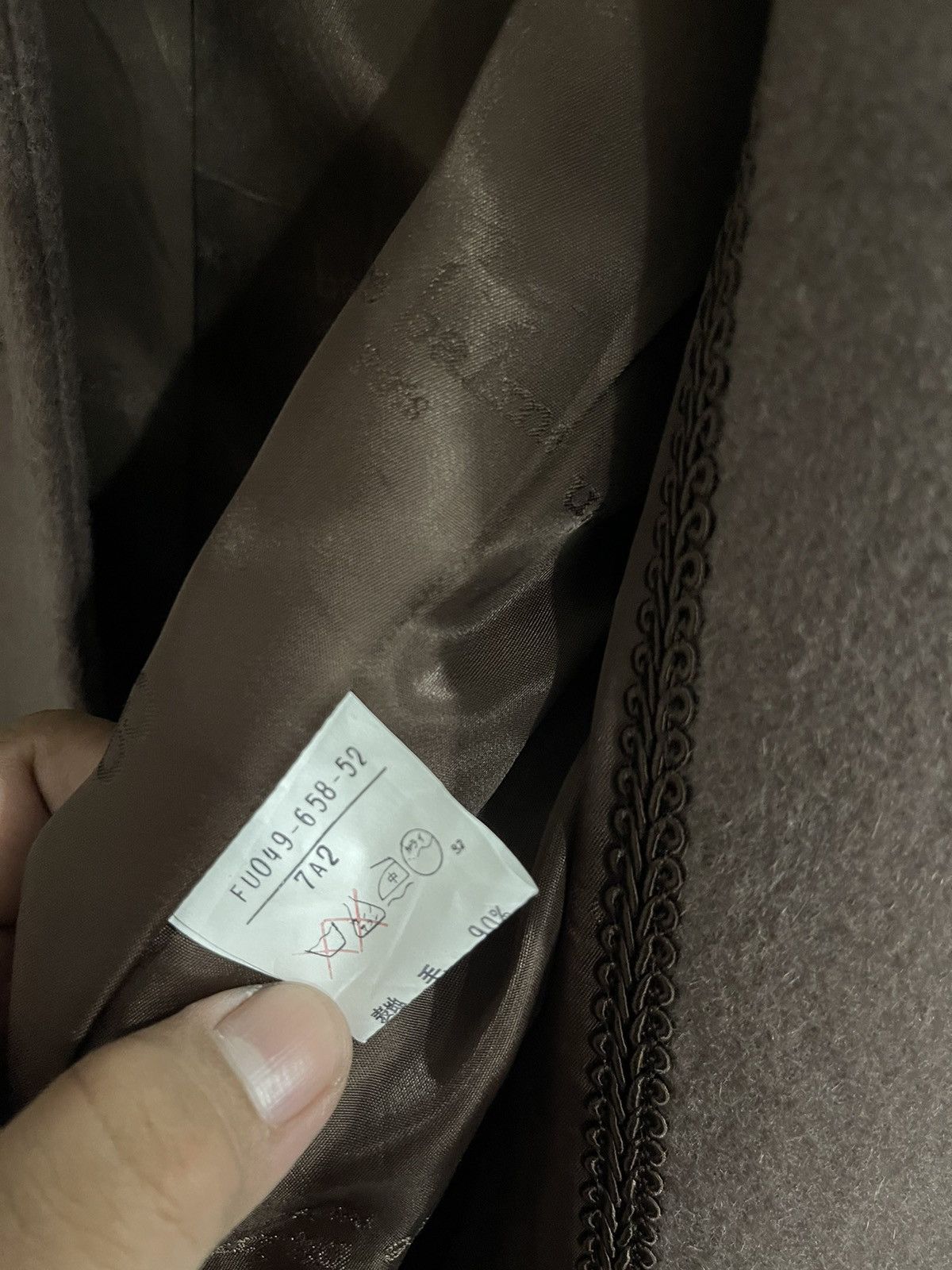 Pierre Balmain Vintage Pierre Balmain Paris Wool Long Coat Jacket Size US M / EU 48-50 / 2 - 15 Thumbnail