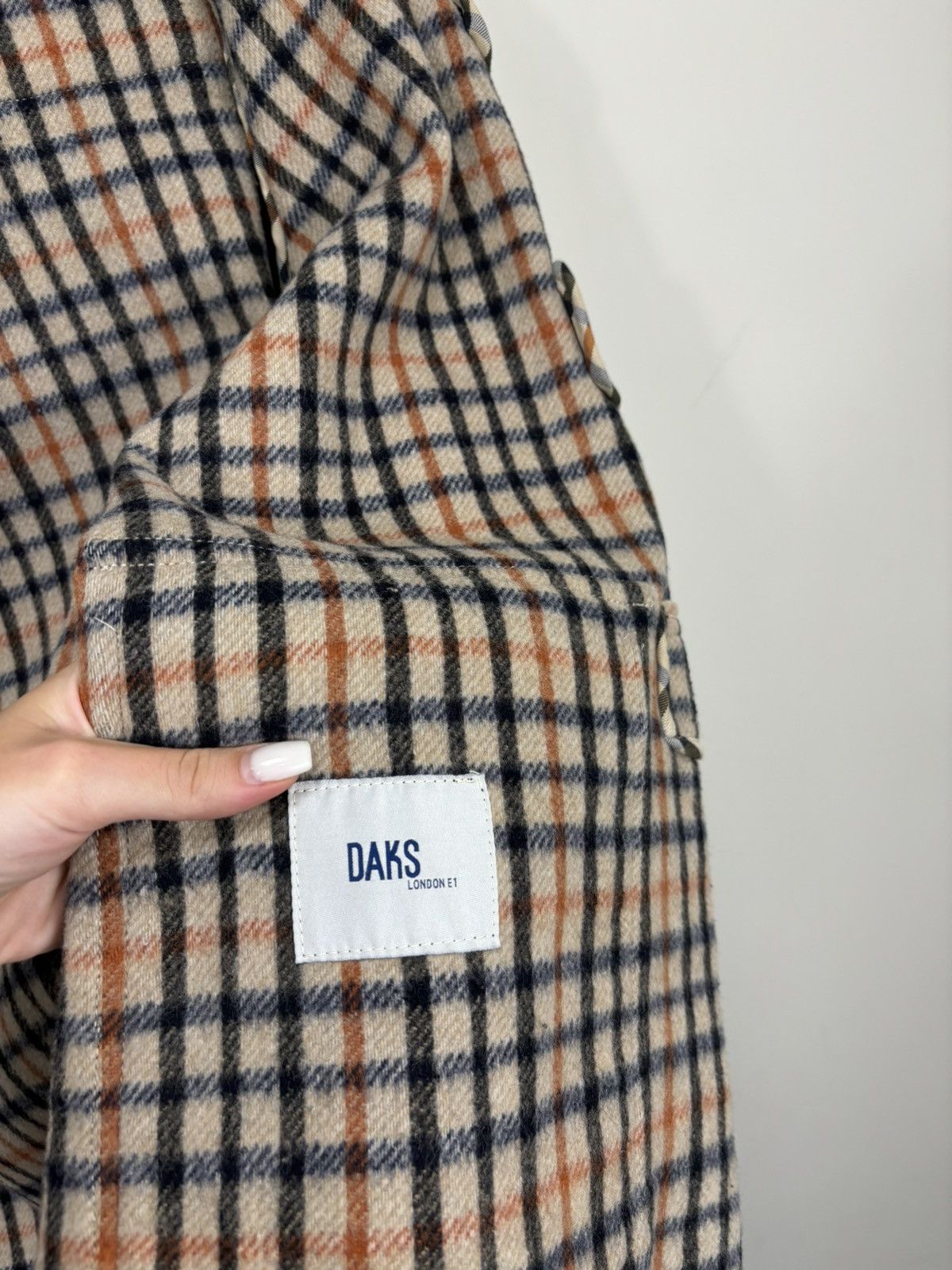 DAKS Daks London Men’s Navy Classic Wool Cashmere Duffle Coat Size US M / EU 48-50 / 2 - 13 Thumbnail
