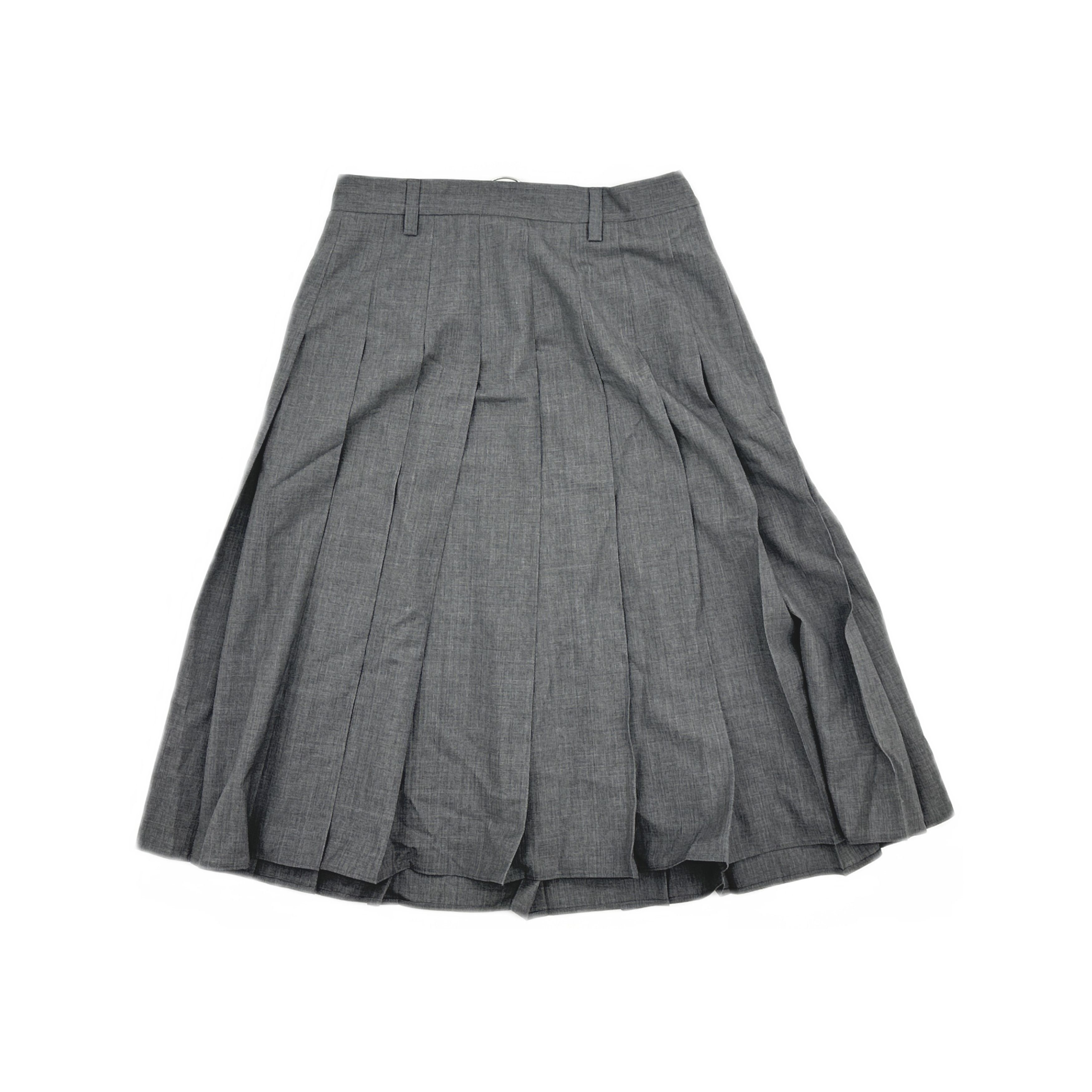 Prada Prada Pleated Wool Skirt Size 38 Size 26" / US 2 / IT 38 - 1 Thumbnail