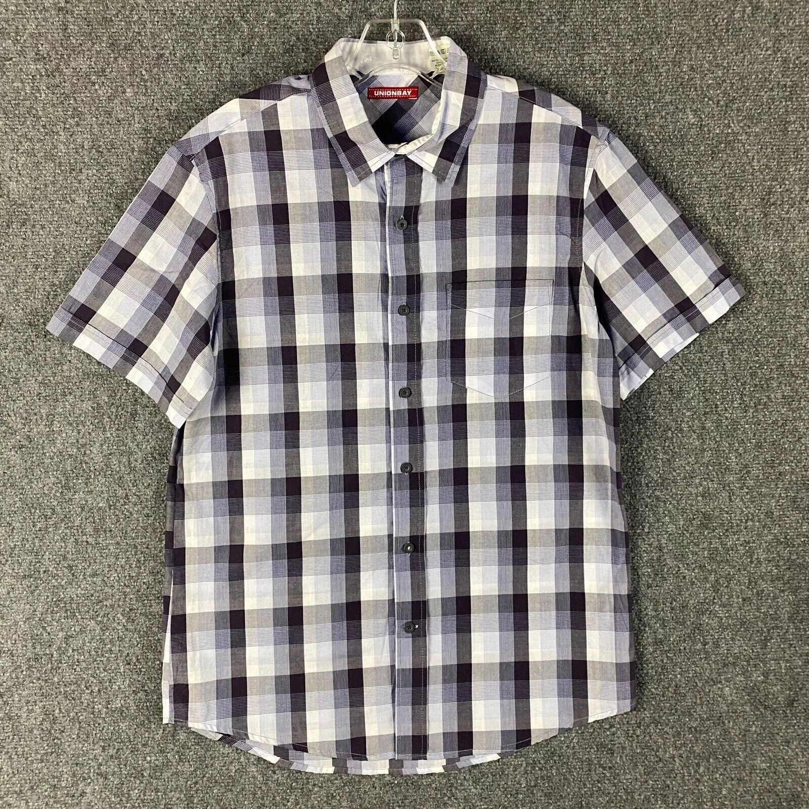 UNIONBAY Unionbay Shirt Men's Small Button Up Short Sleeve Size US S / EU 44-46 / 1 - 1 Thumbnail