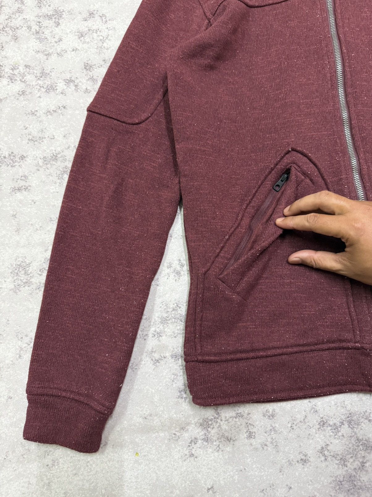 Timberland Timberland Sleeve Patch Logo Knit Zip Up Sweater Hoodie Size US S / EU 44-46 / 1 - 4 Thumbnail