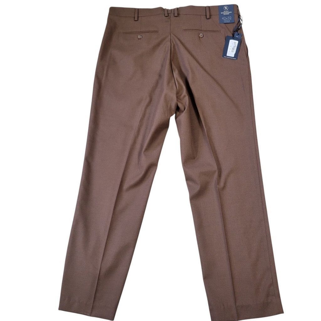 Hart Schaffner Marx Hart Schaffner Marx Vermont Stretch Waistband Straight 40/30 Size US 42 / EU 58 - 3 Thumbnail