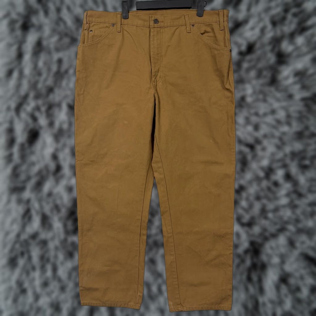 Dickies Dickies Carpenter Pants Mens 38x30 Brown Duck Canvas Workwear Utility Carpenter Pants Mens Size US 38 / EU 54 - 1 Thumbnail