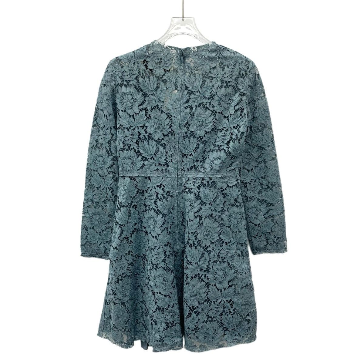 Valentino Valentino Floral Hollow-out Silk Long Sleeve Shirt K26WX Size L / US 10 / IT 46 - 2 Thumbnail